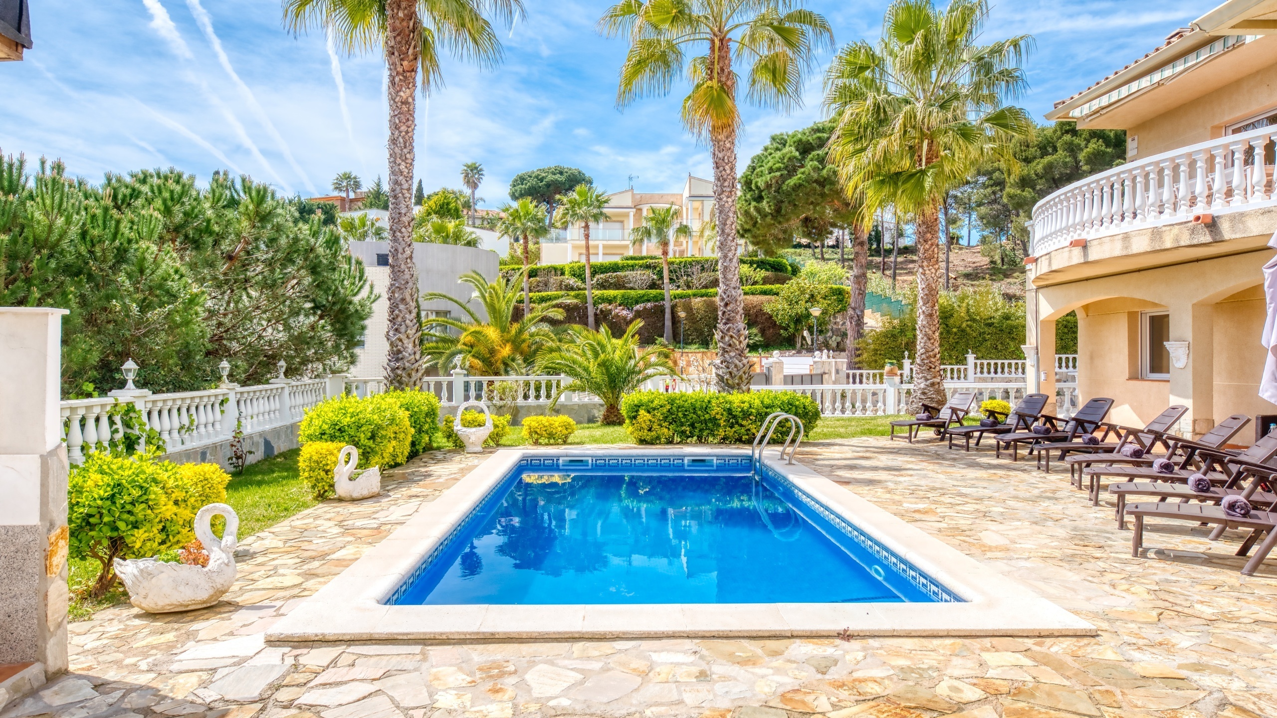 Villas de vacaciones Costa Brava España - Villa Estrella - Piscina