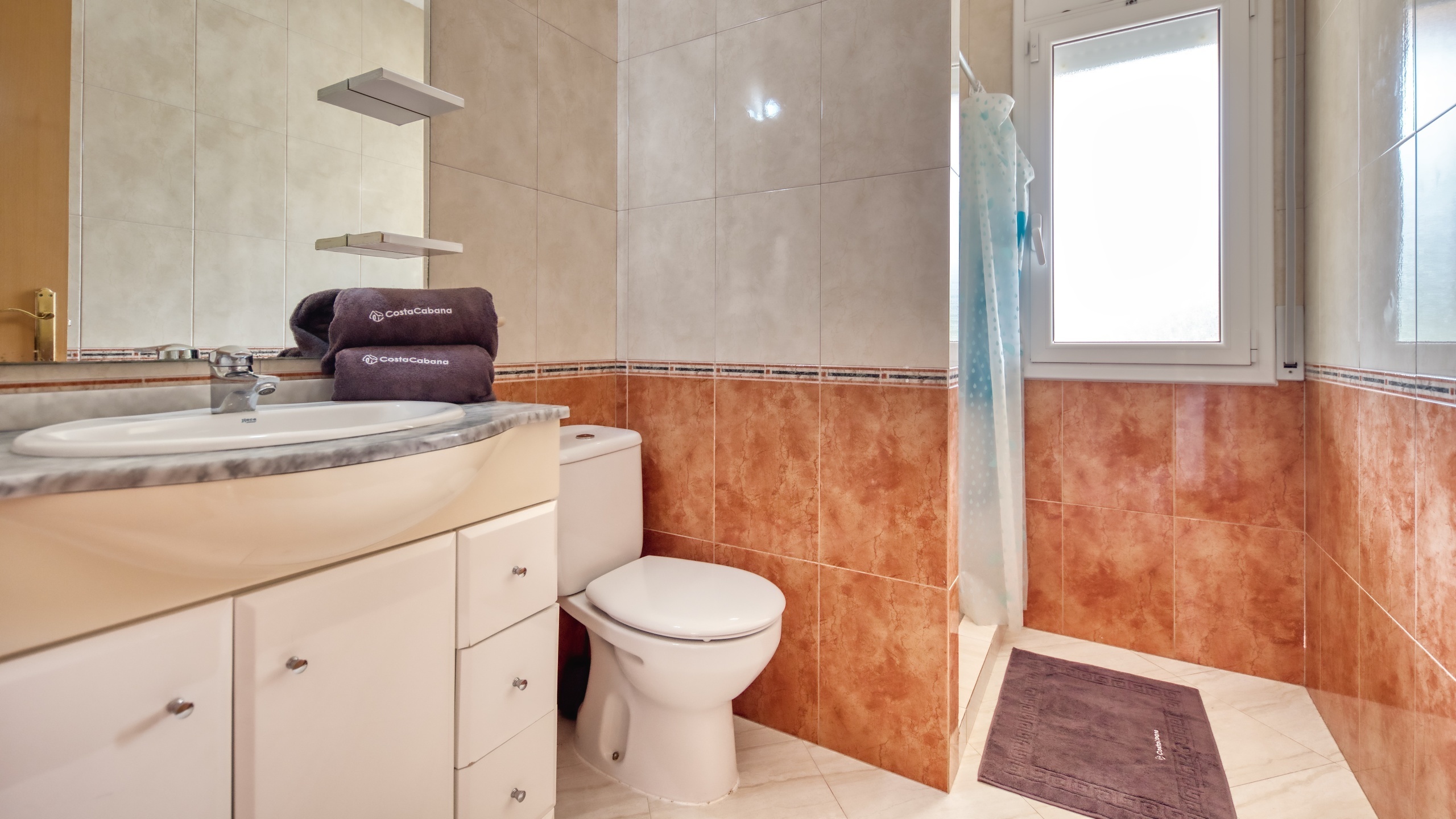 Villas de vacaciones Costa Brava España - Villa Estrella - Baño