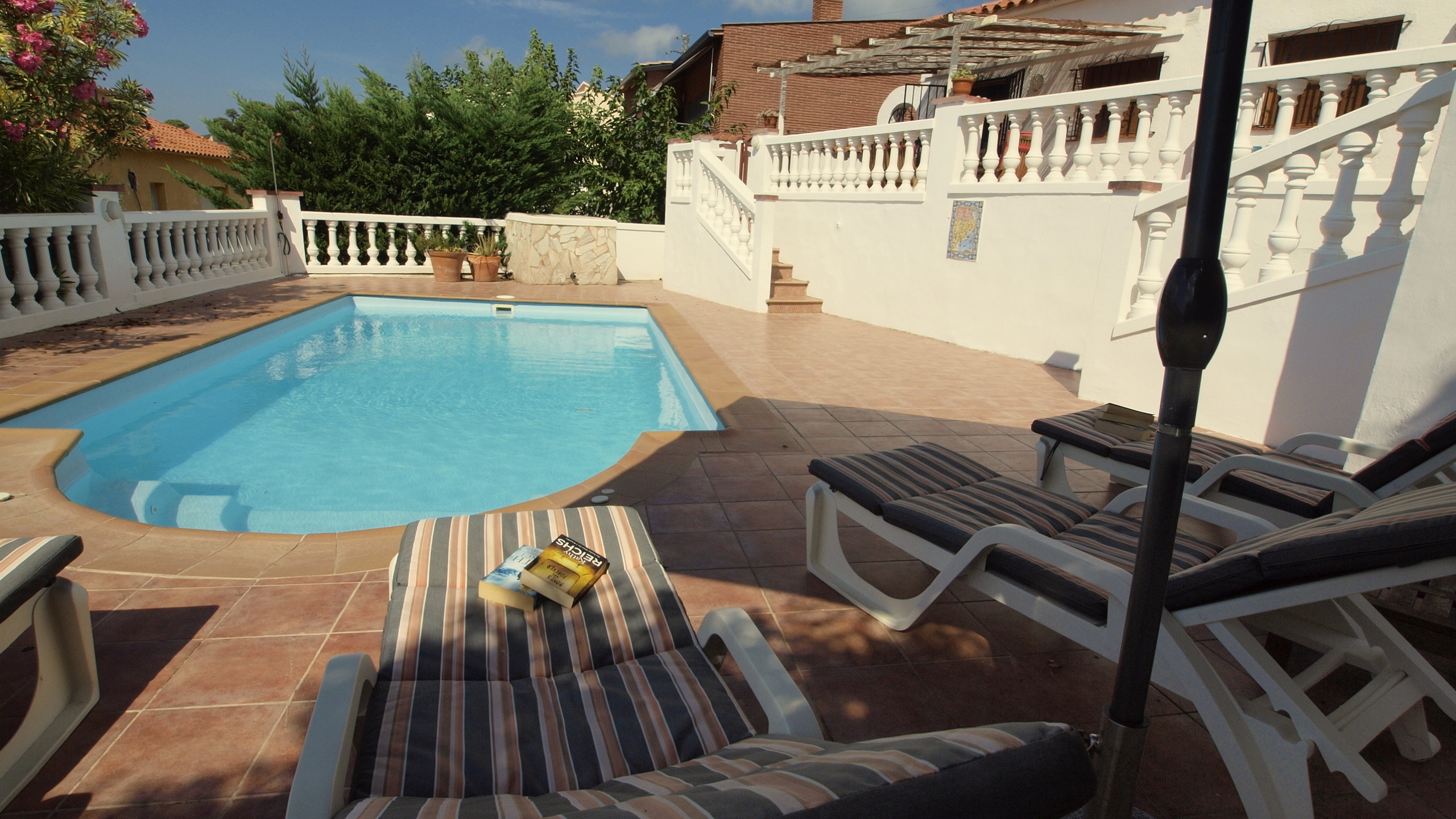 Villas de vacaciones Costa Brava España - Oud - Villa Liliana - Tumbonas