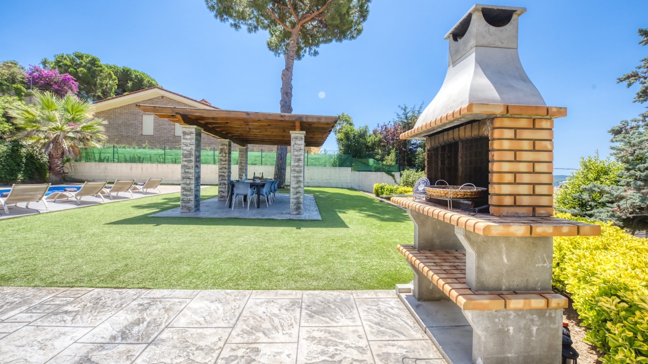 Villas de vacaciones Costa Brava España - Villa Paris - Área de barbacoa
