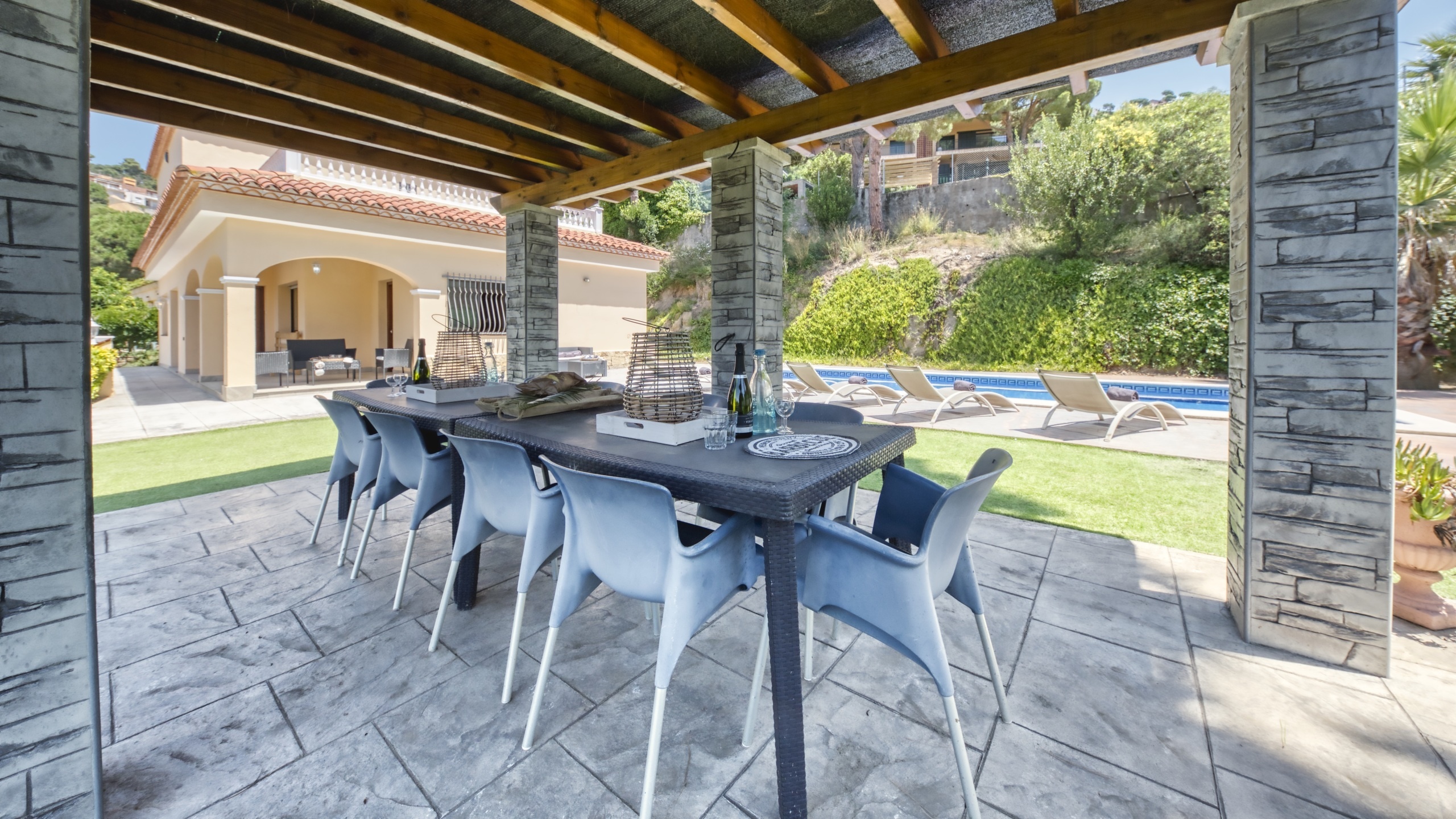 Villas de vacaciones Costa Brava España - Villa Paris - Salón