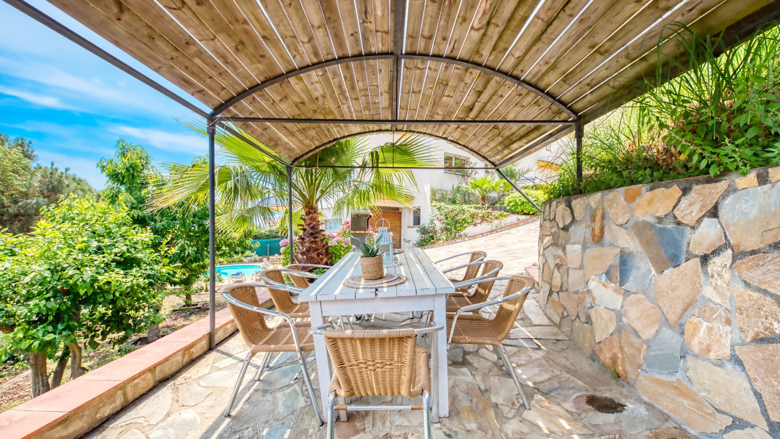 Villas de vacaciones Costa Brava España - Villa Valentina - Área de barbacoa