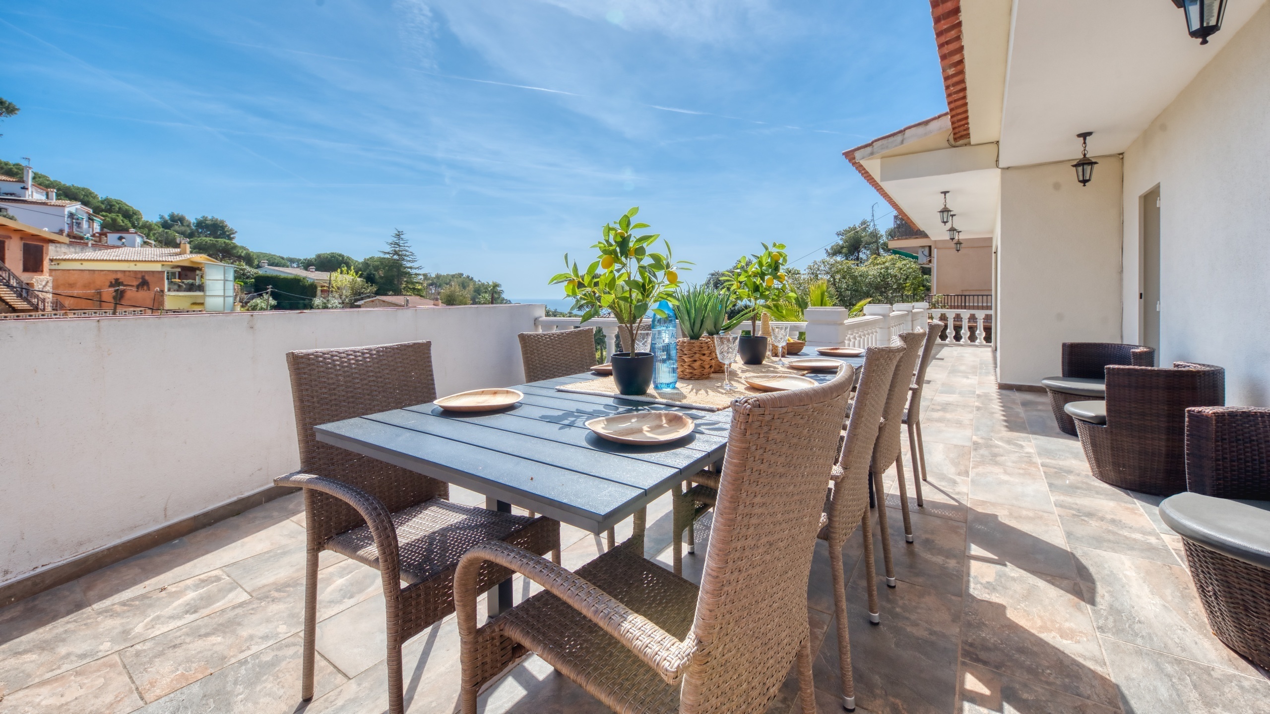 Villas de vacaciones Costa Brava España - Villa Donna - Terraza