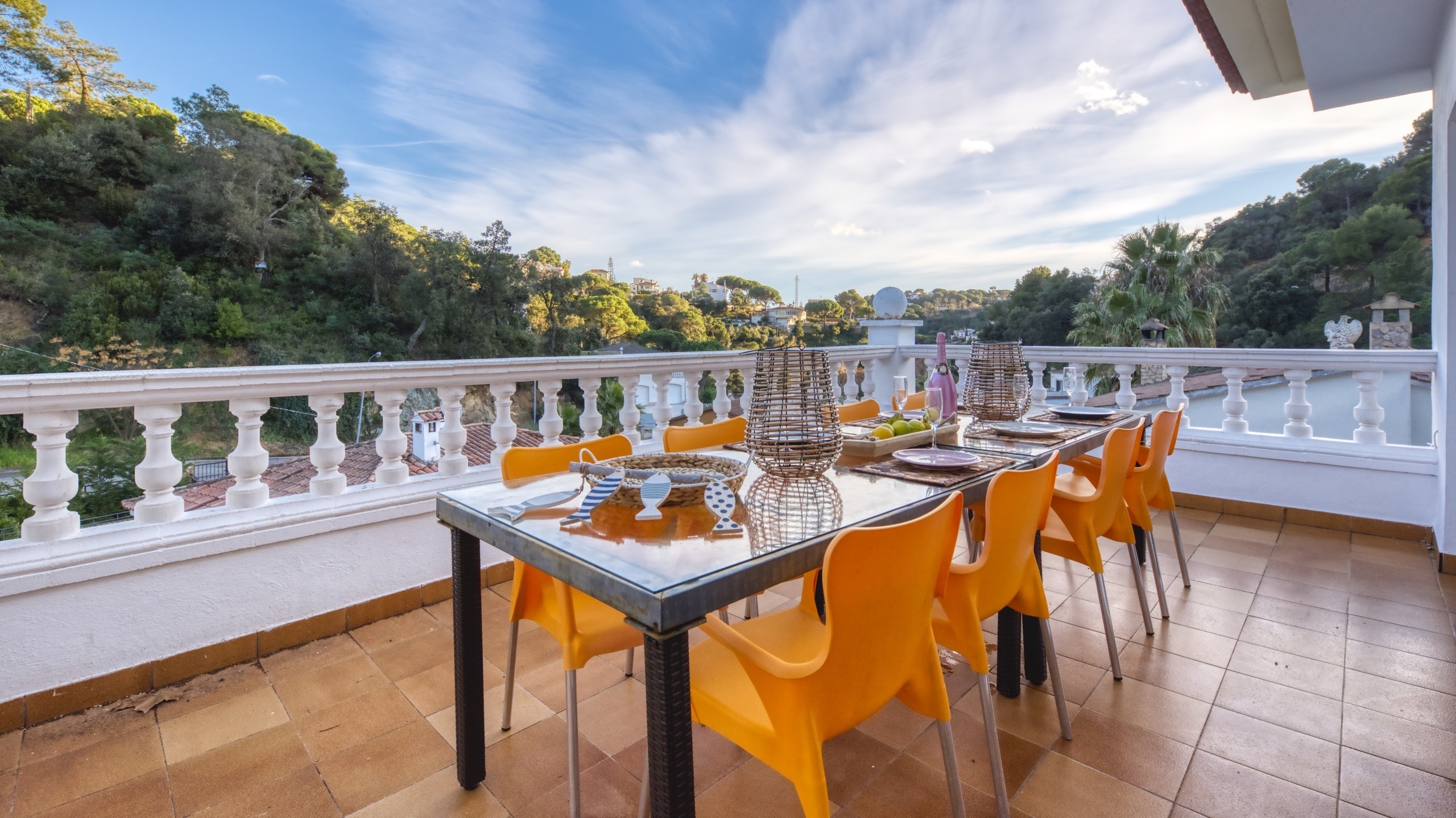 Villas de vacaciones Costa Brava España - Villa Rosa - Terraza