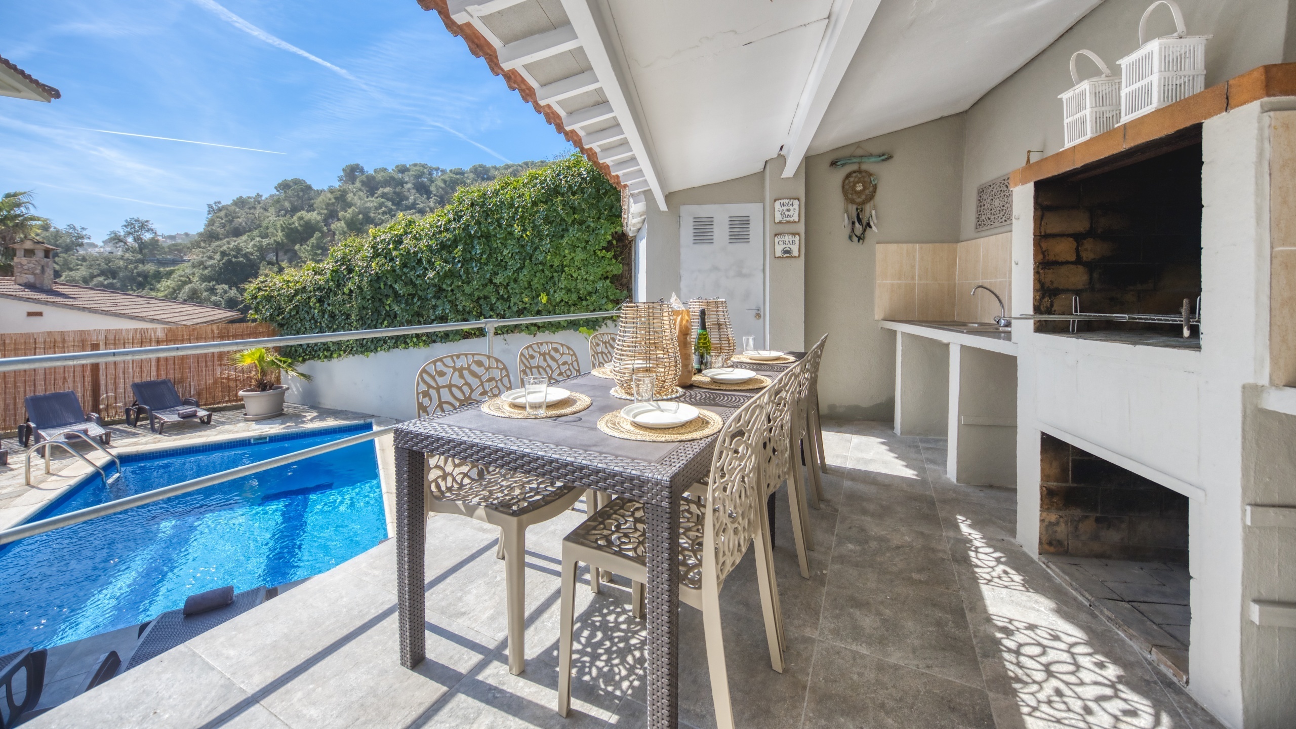 Villas de vacaciones Costa Brava España - Villa Rosa - Comedor