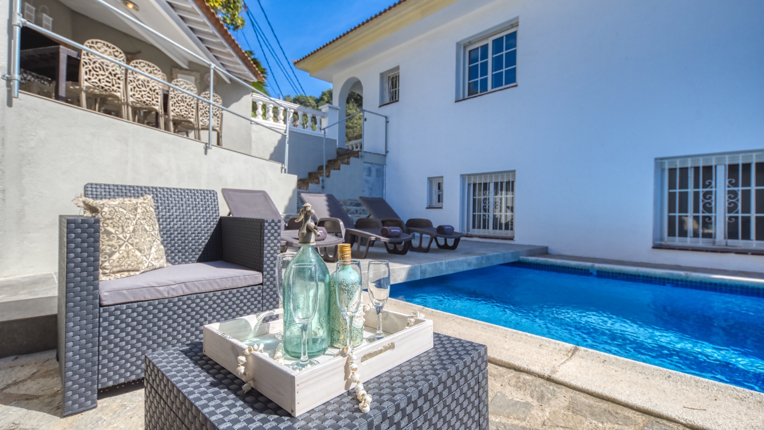 Villas de vacaciones Costa Brava España - Villa Rosa - Salón