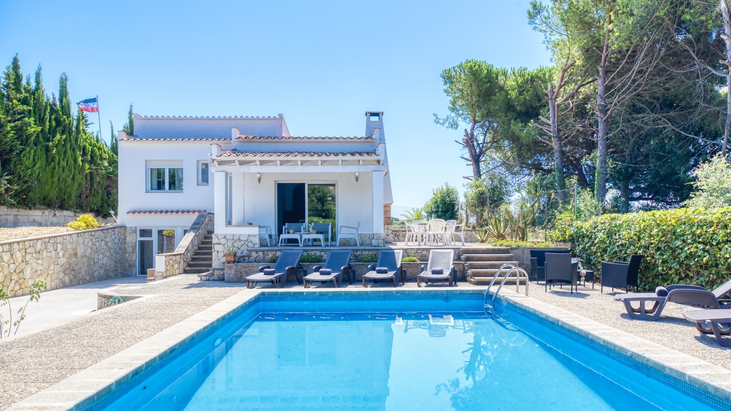 Villas de vacaciones Costa Brava España - Villa Violeta - Piscina