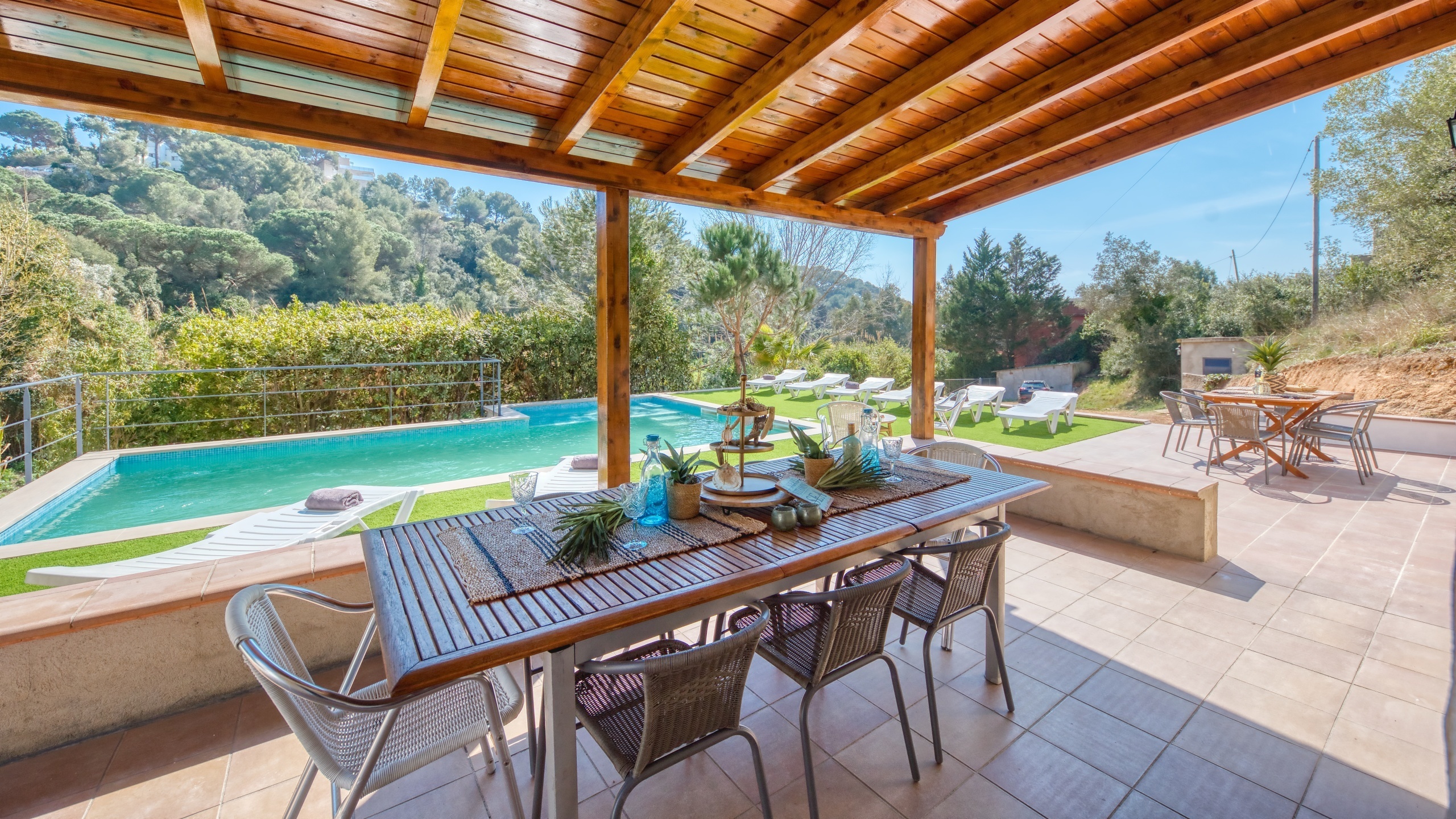 Villas de vacaciones Costa Brava España - Villa Pilar - Terraza