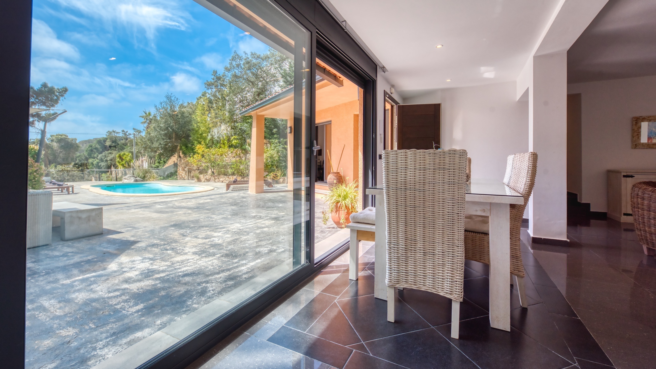 Villas de vacaciones Costa Brava España - Villa Olivia - Comedor