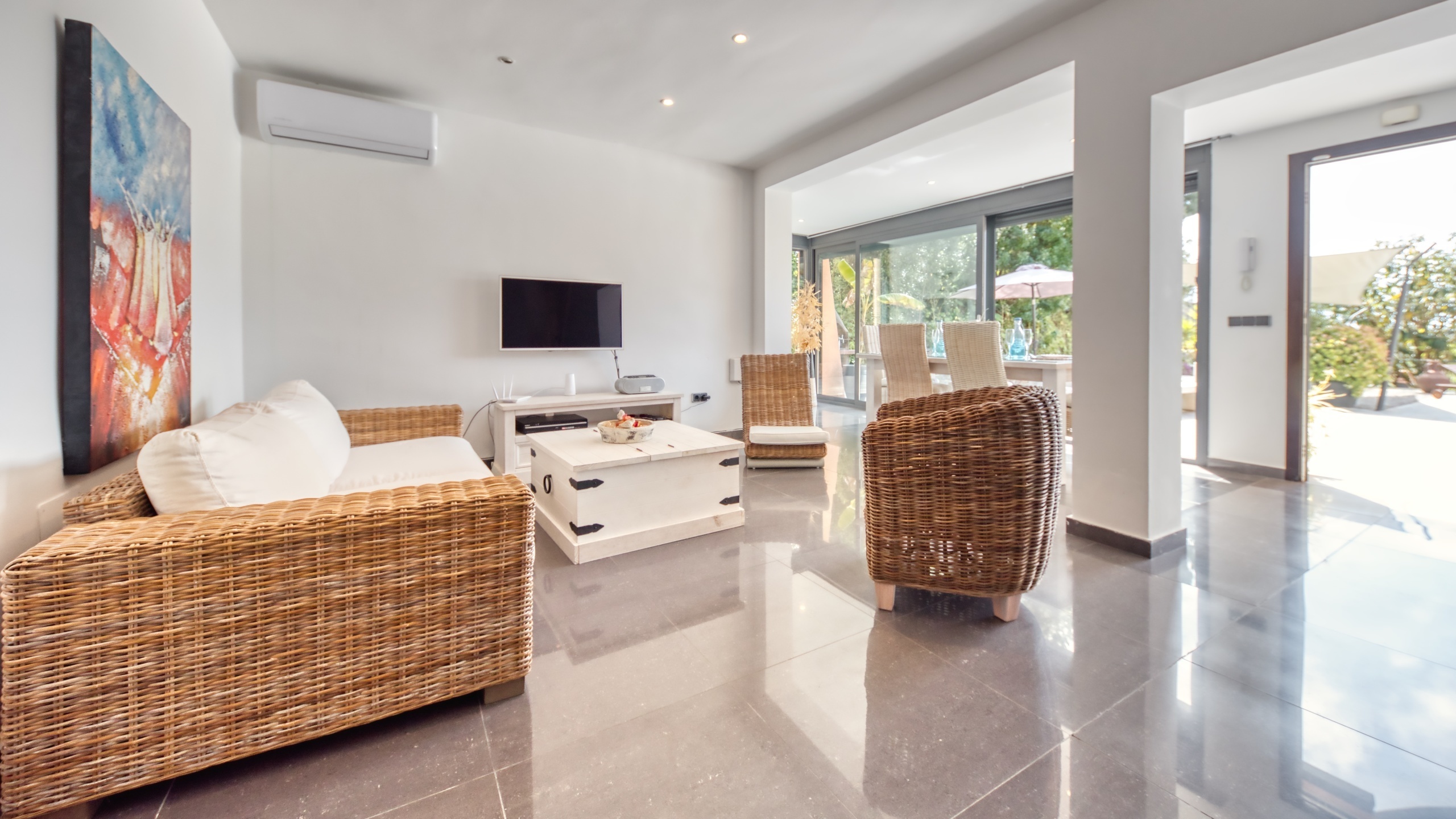 Villas de vacaciones Costa Brava España - Villa Olivia - Sala de estar