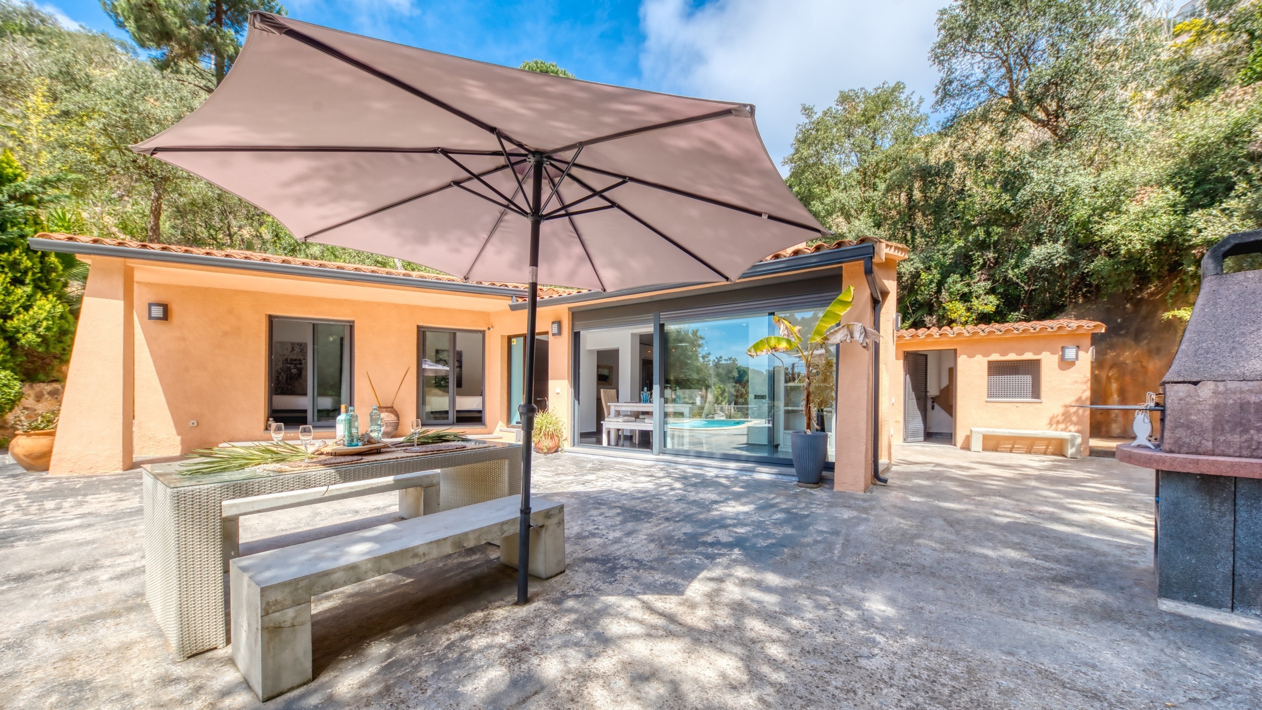 Villas de vacaciones Costa Brava España - Villa Olivia - Comedor