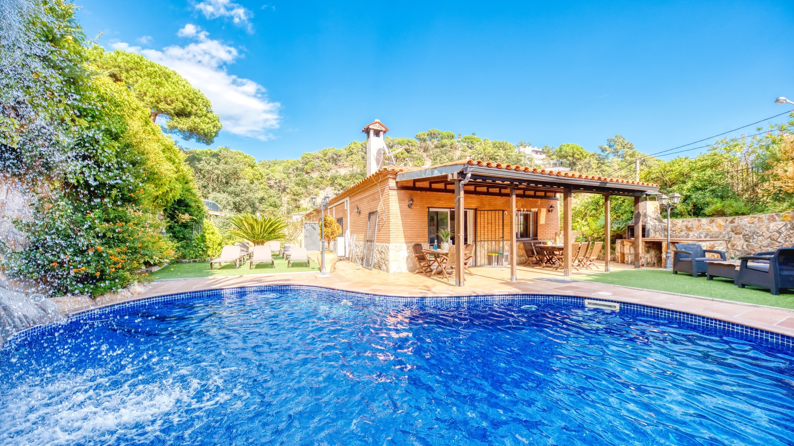 Villas de vacaciones Costa Brava España - Villa Alba - Piscina