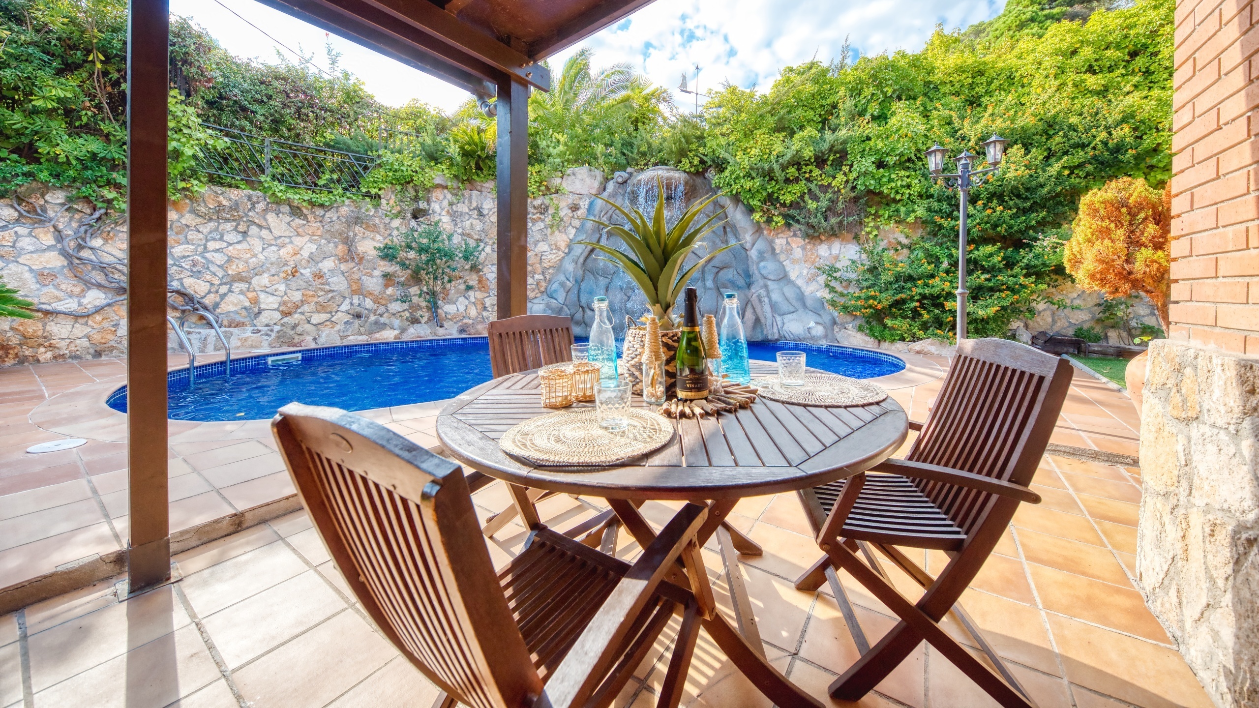 Villas de vacaciones Costa Brava España - Villa Alba - Terraza