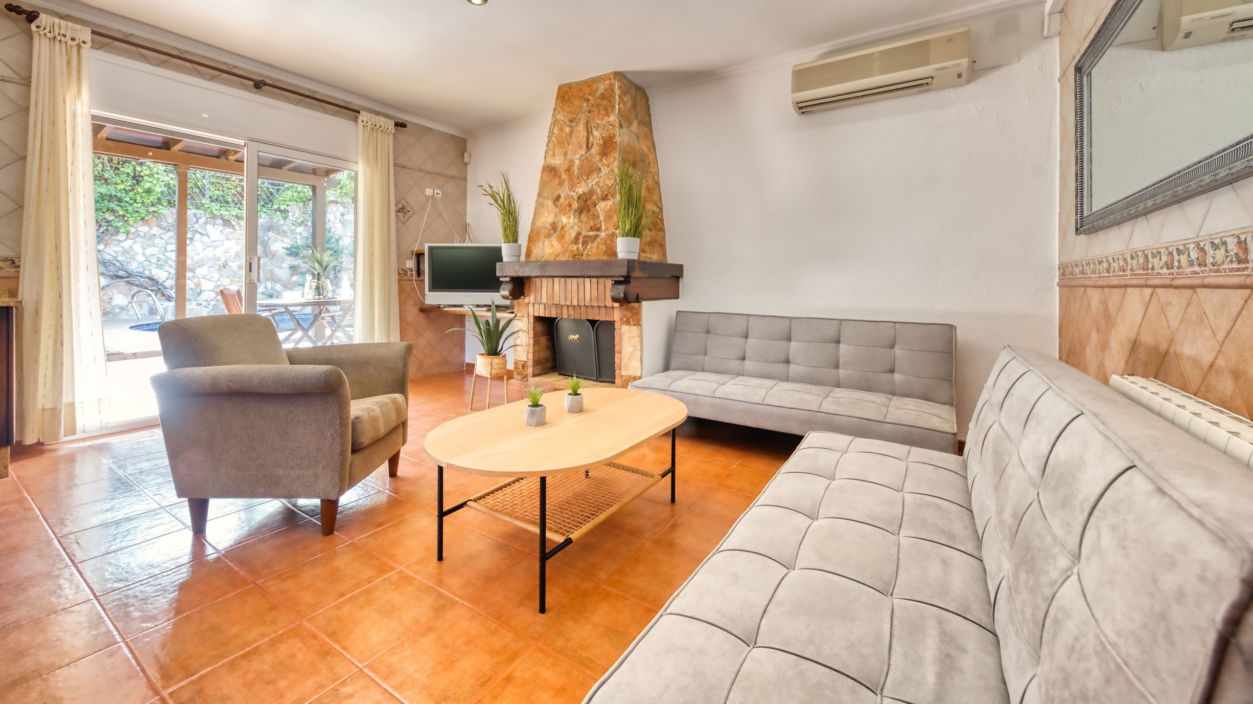 Villas de vacaciones Costa Brava España - Villa Alba - Sala de estar