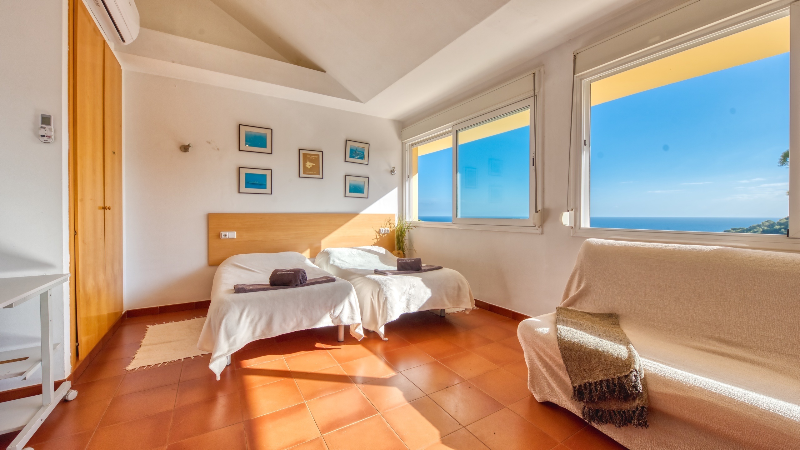 Villas de vacaciones Costa Brava España - Villa Santa Cristina - Dormitorio