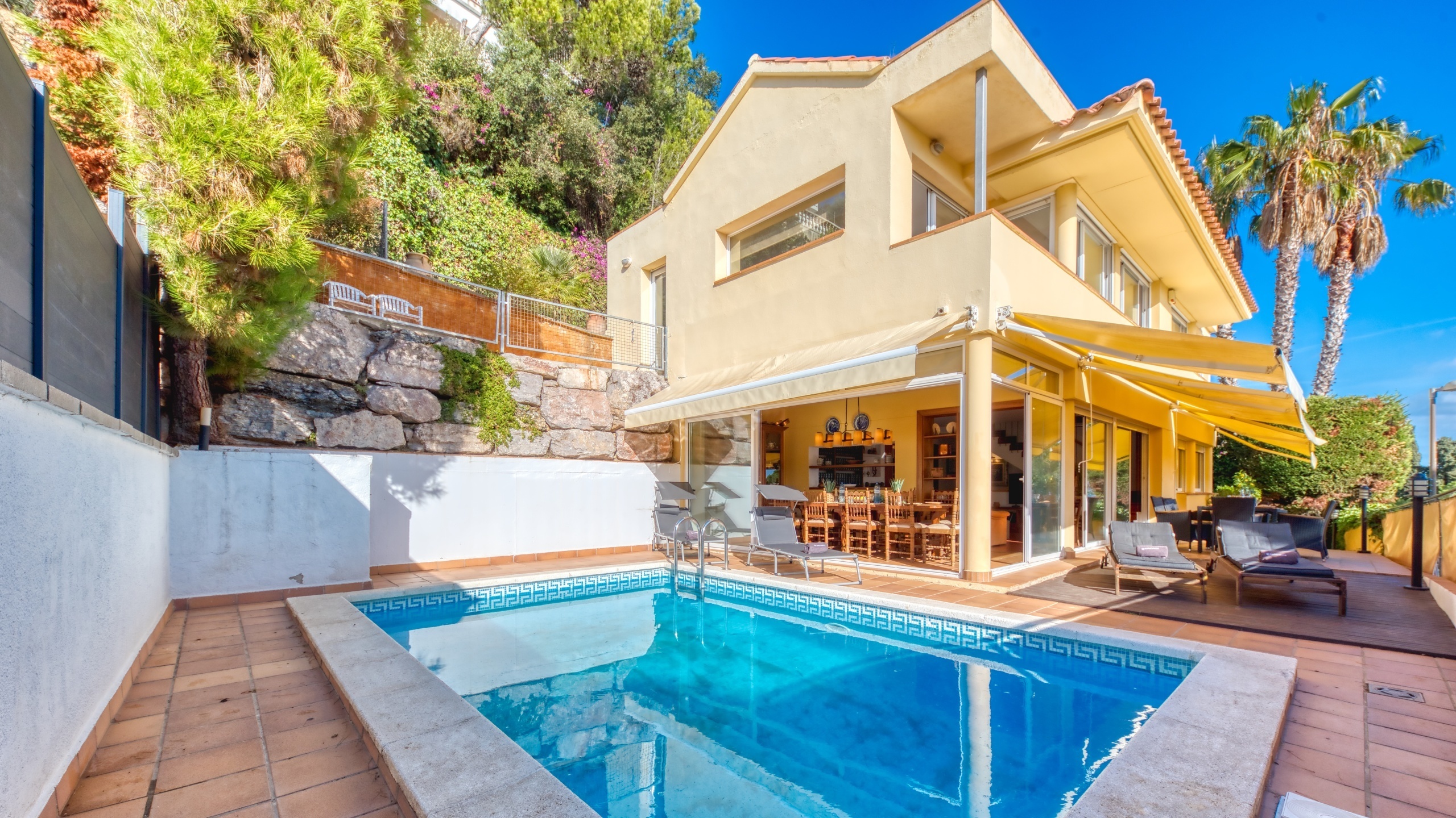 Villas de vacaciones Costa Brava España - Villa Santa Cristina - Piscina