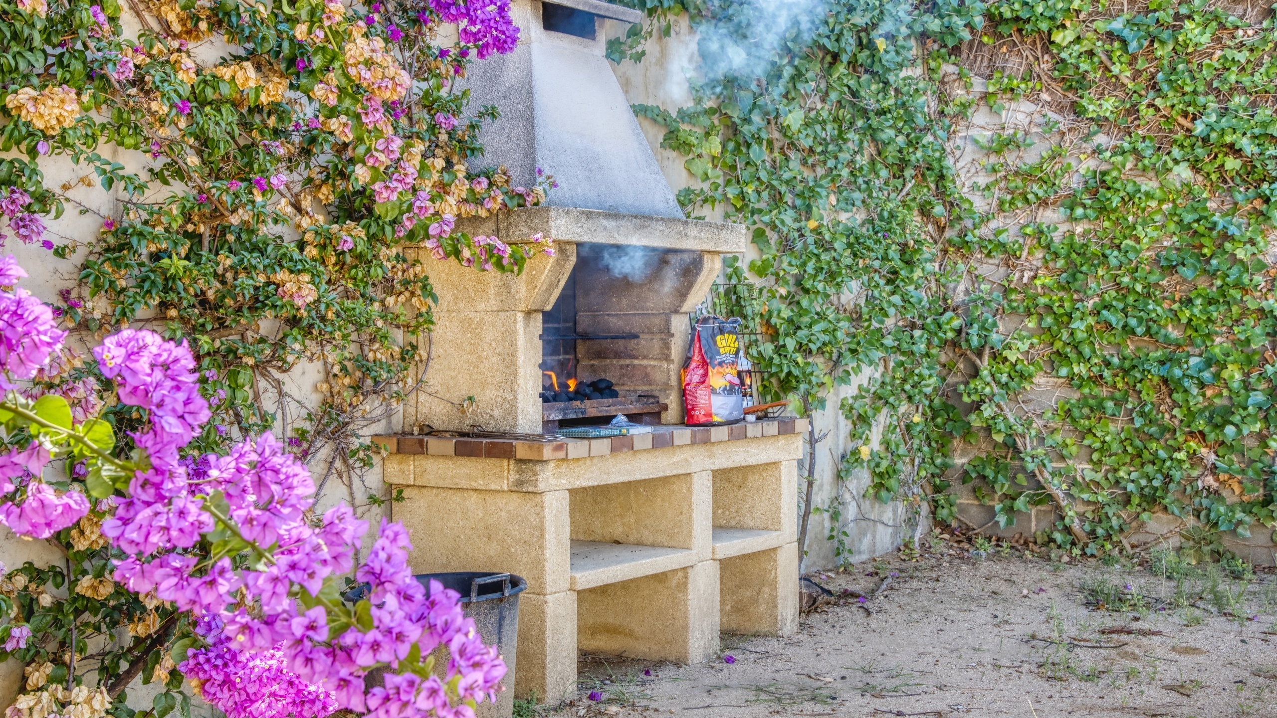 Villas de vacaciones Costa Brava España - Villa Mauri - Área de barbacoa