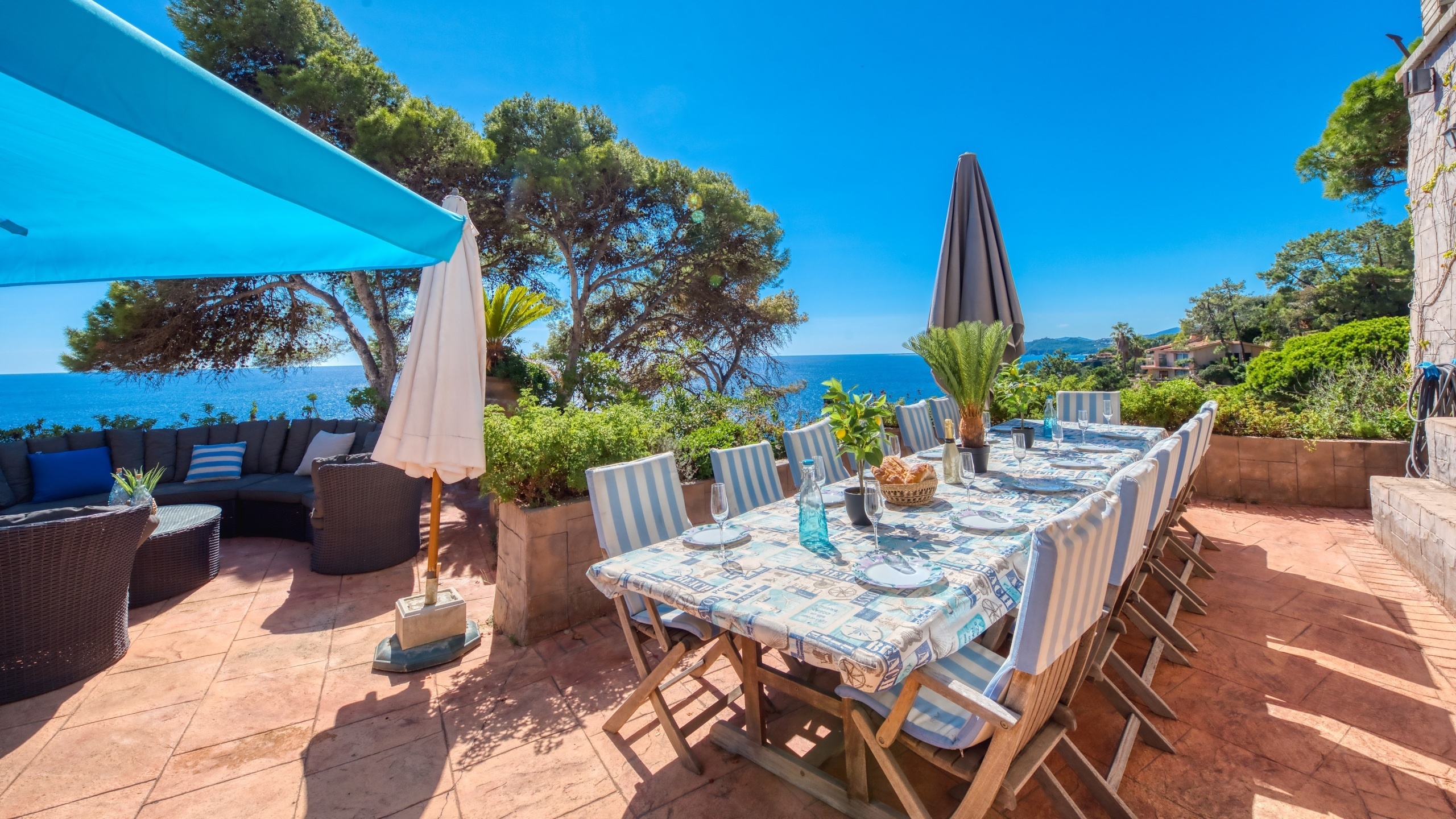 Villas de vacaciones Costa Brava España - Villa Infinity - Área de barbacoa