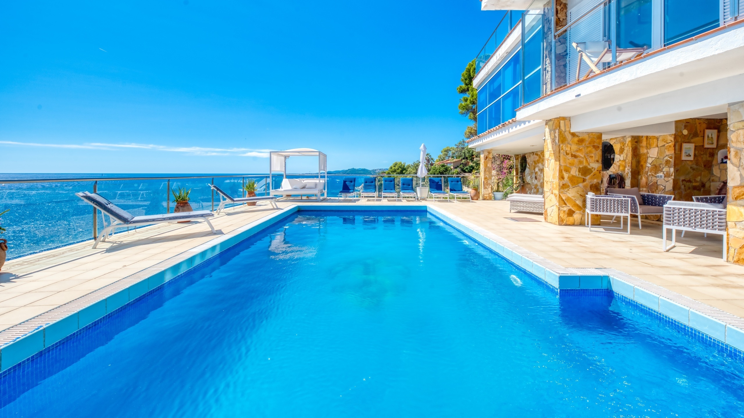 Villas de vacaciones Costa Brava España - Villa Infinity - Piscina