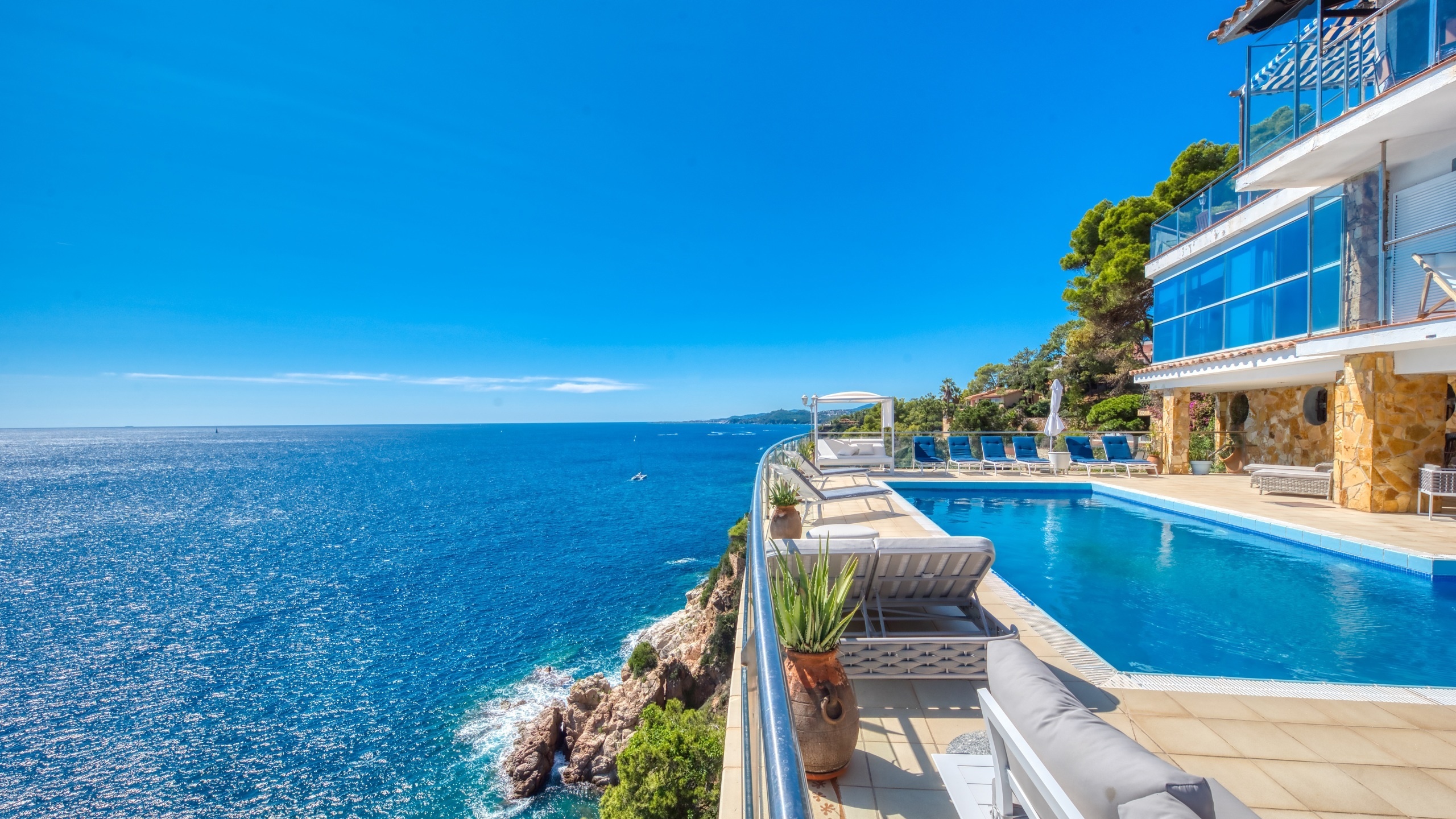 Villas de vacaciones Costa Brava España - Villa Infinity - Piscina