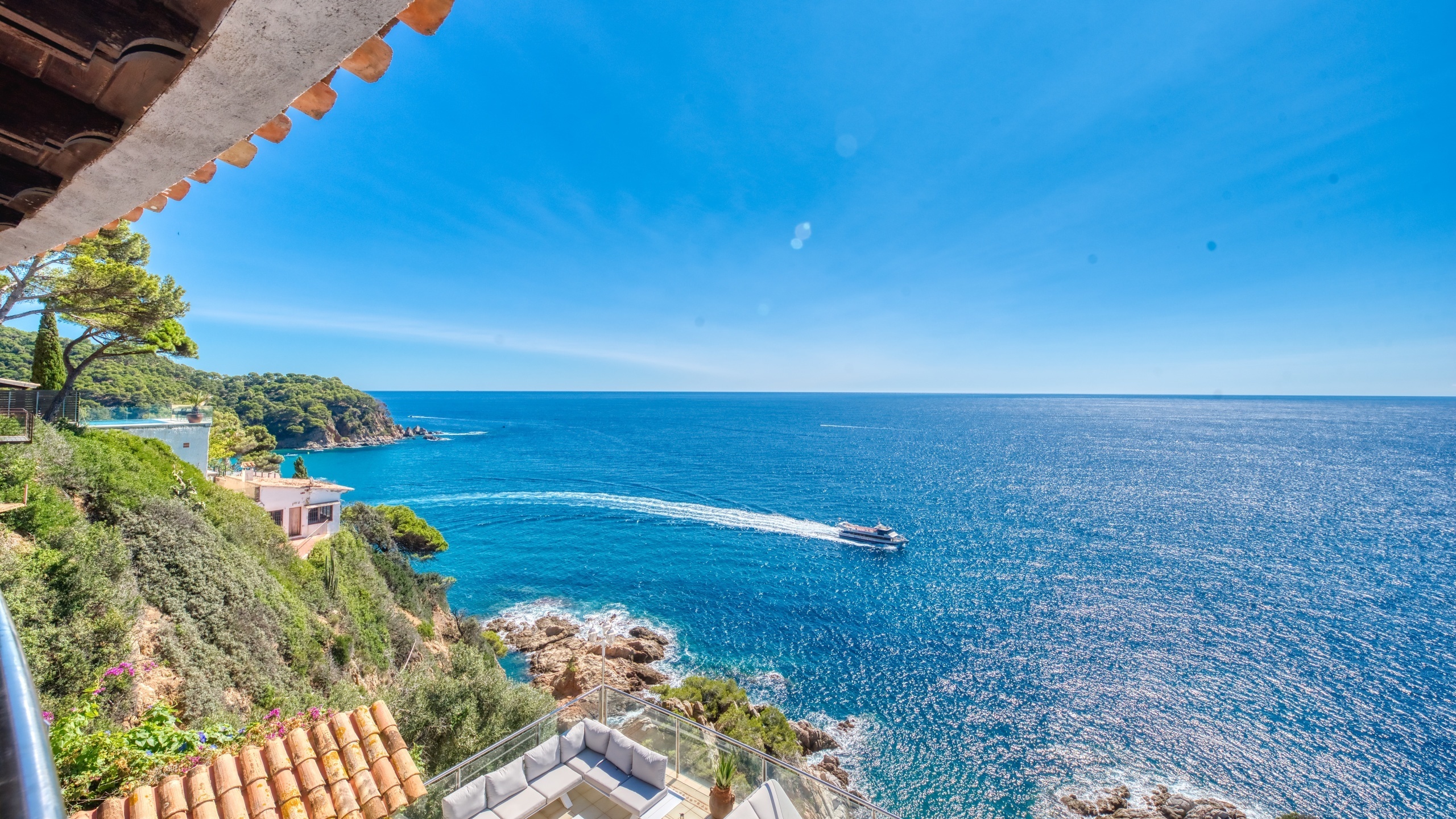 Villas de vacaciones Costa Brava España - Villa Infinity - Una de las vistas