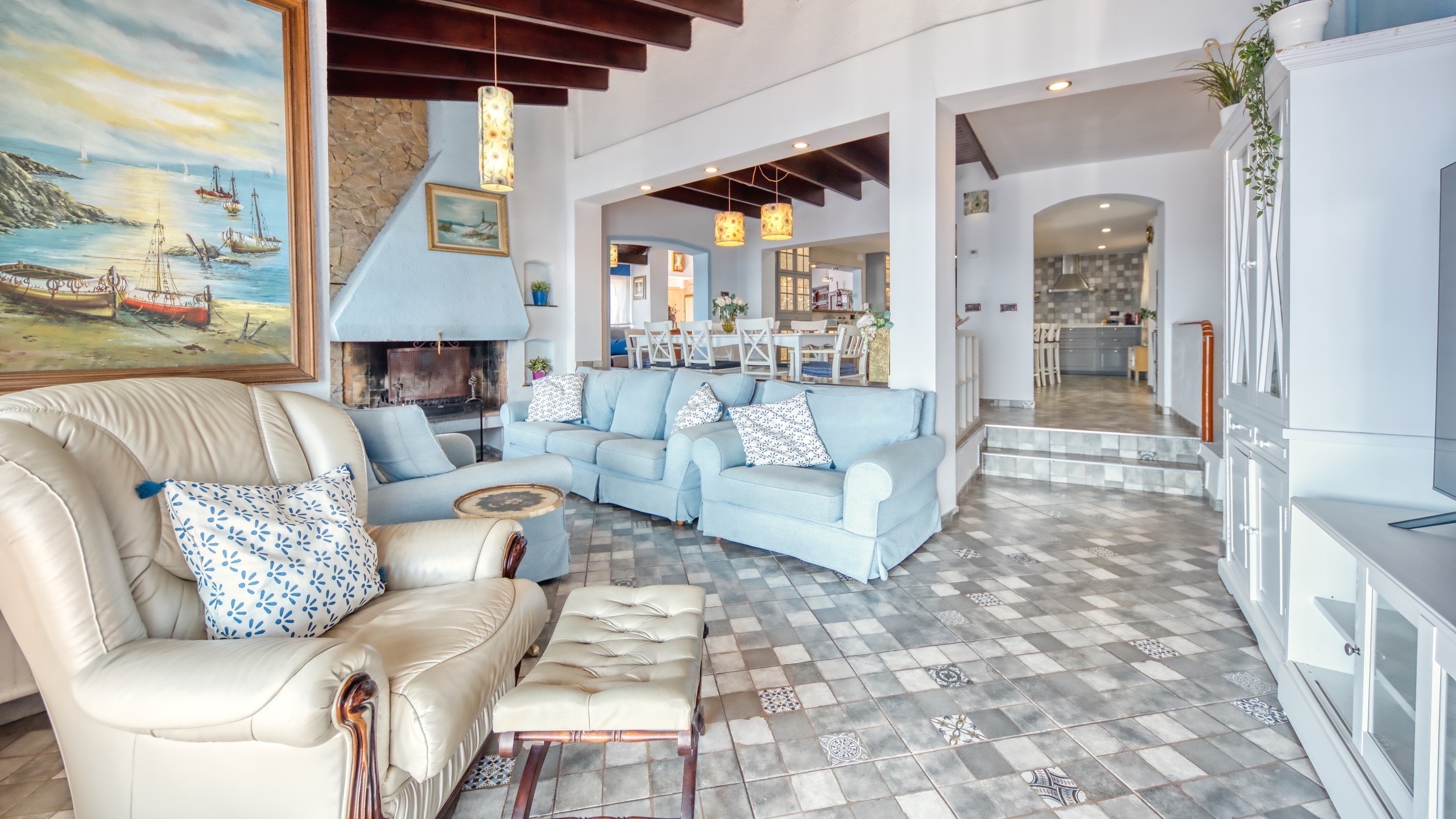 Villas de vacaciones Costa Brava España - Villa Infinity - Sala de estar