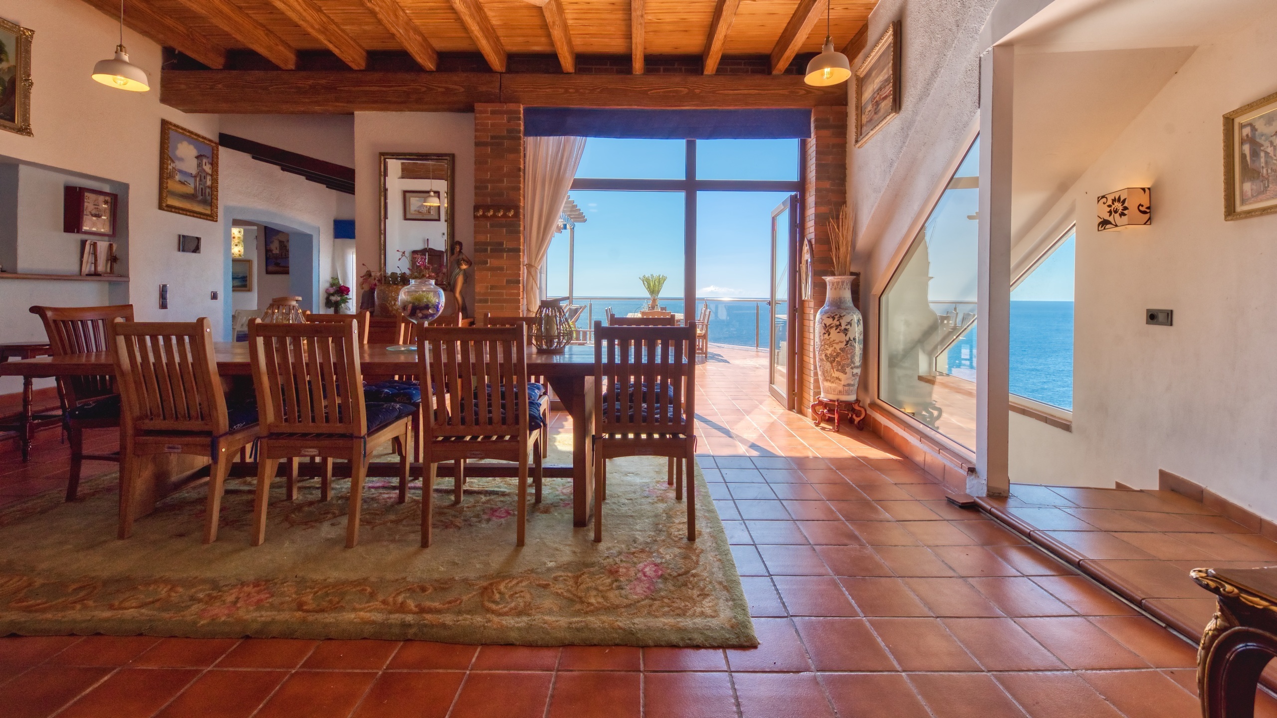Villas de vacaciones Costa Brava España - Villa Infinity - Comedor