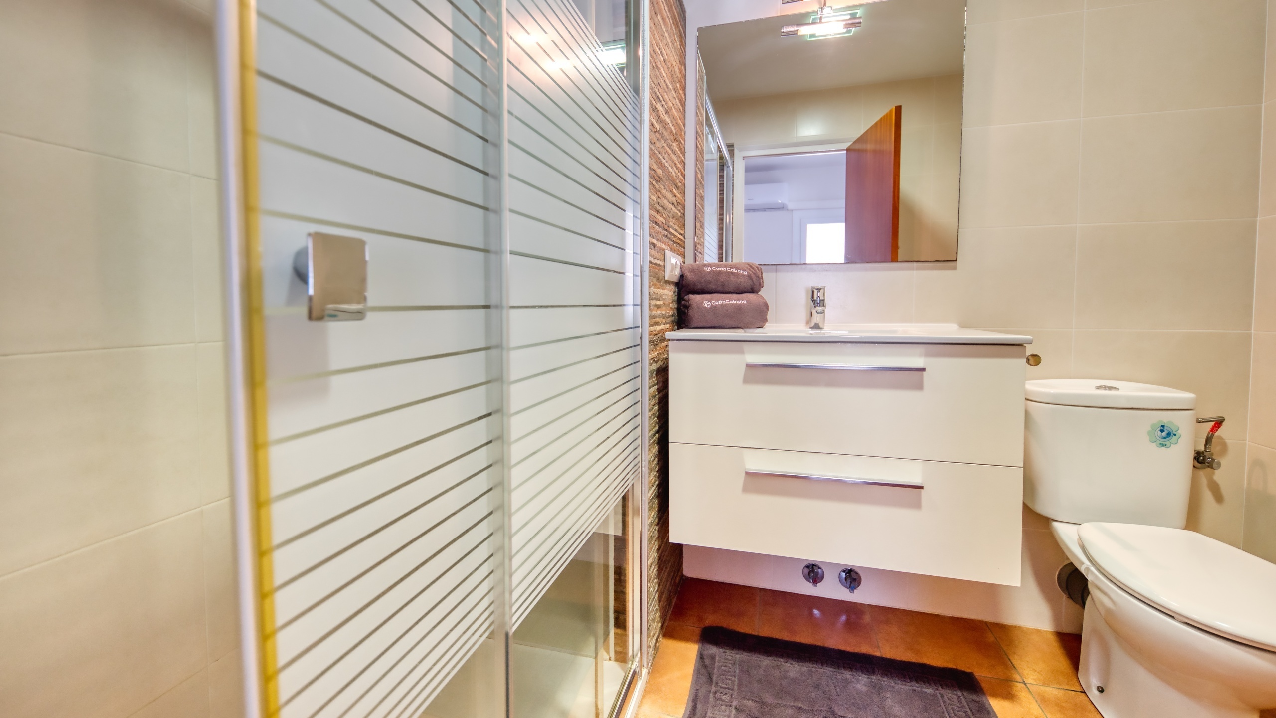 Villas de vacaciones Costa Brava España - Villa Blanca - Baño