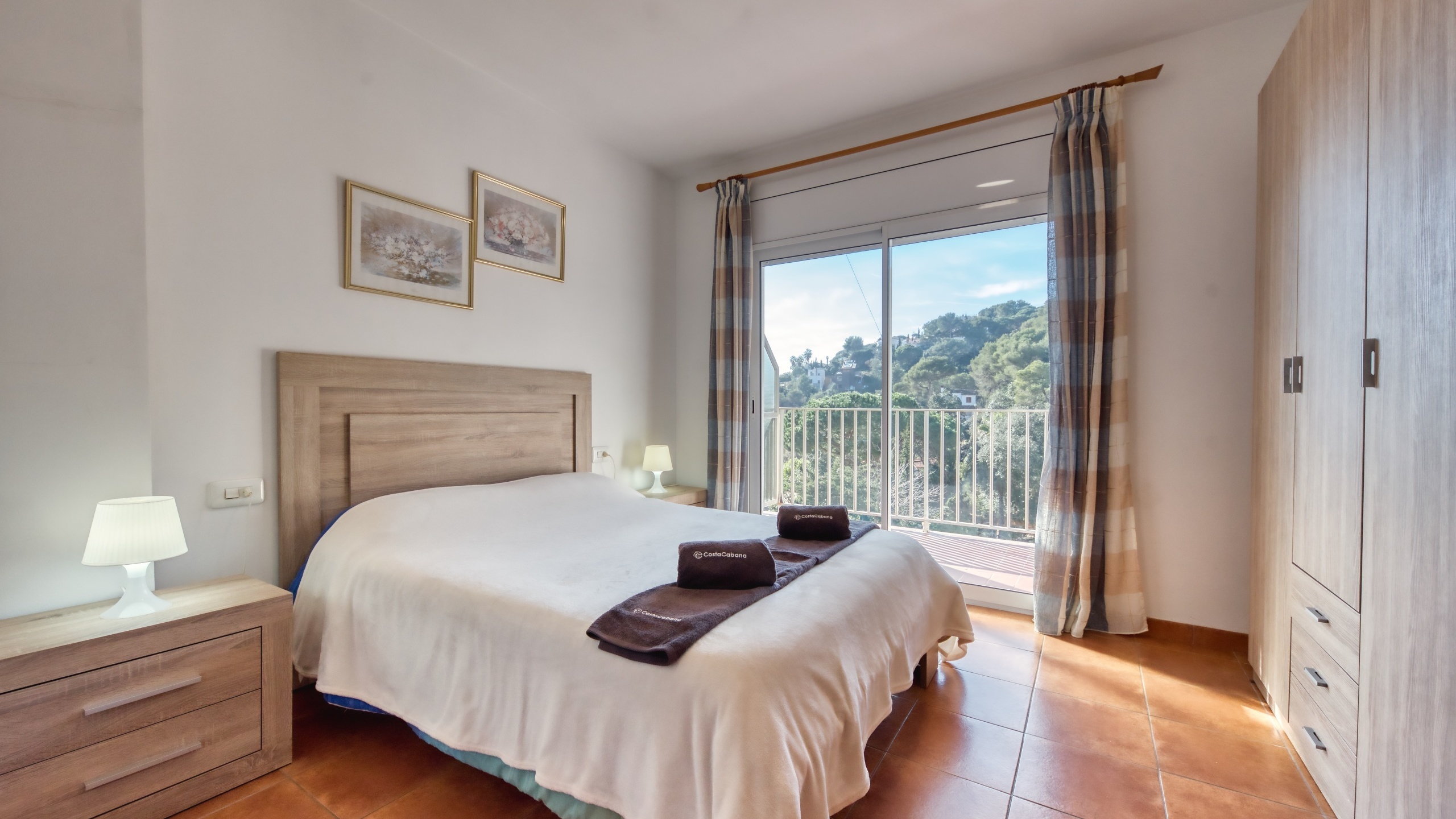 Villas de vacaciones Costa Brava España - Villa Blanca - Dormitorio
