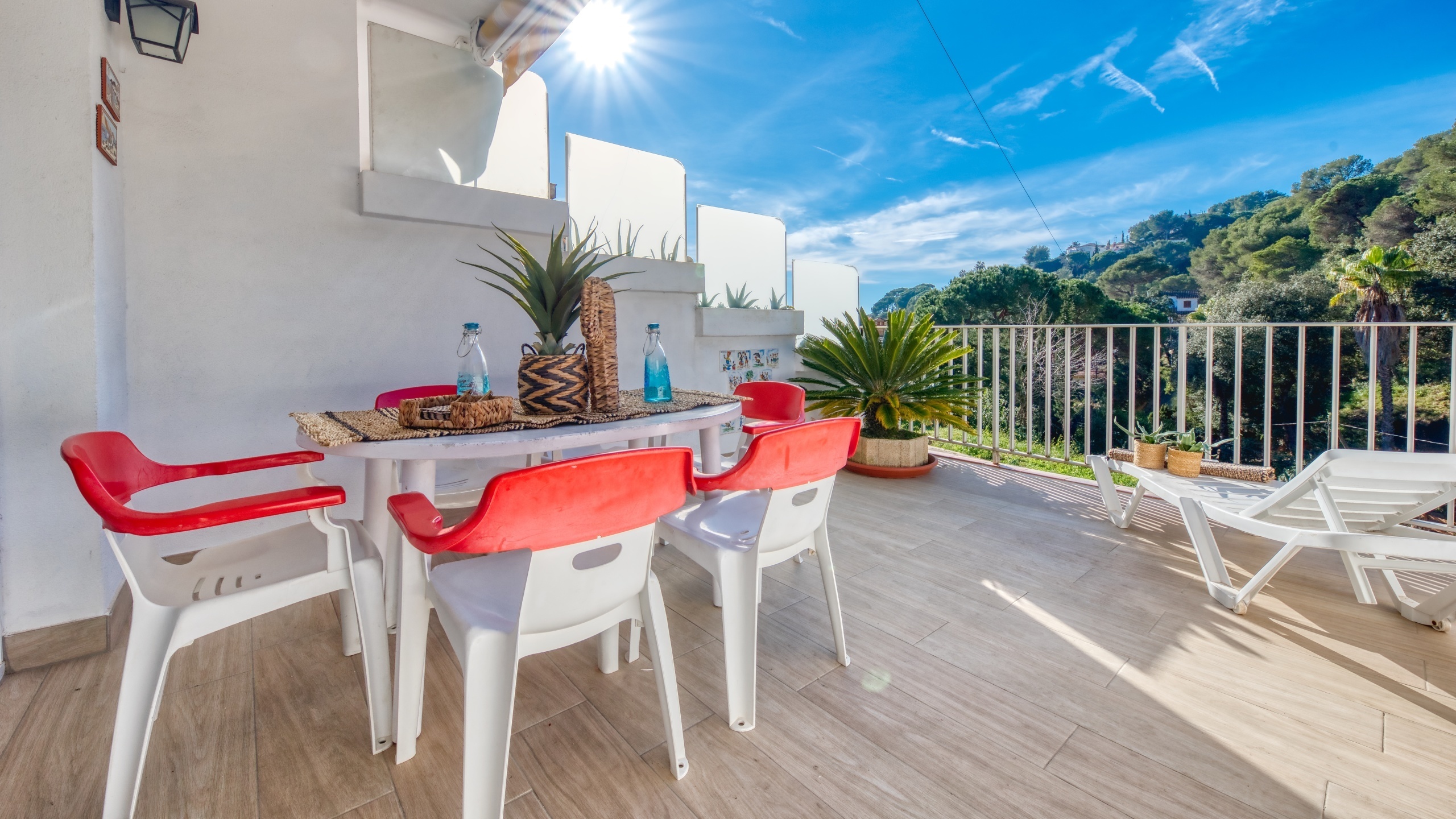 Villas de vacaciones Costa Brava España - Villa Blanca - Terraza