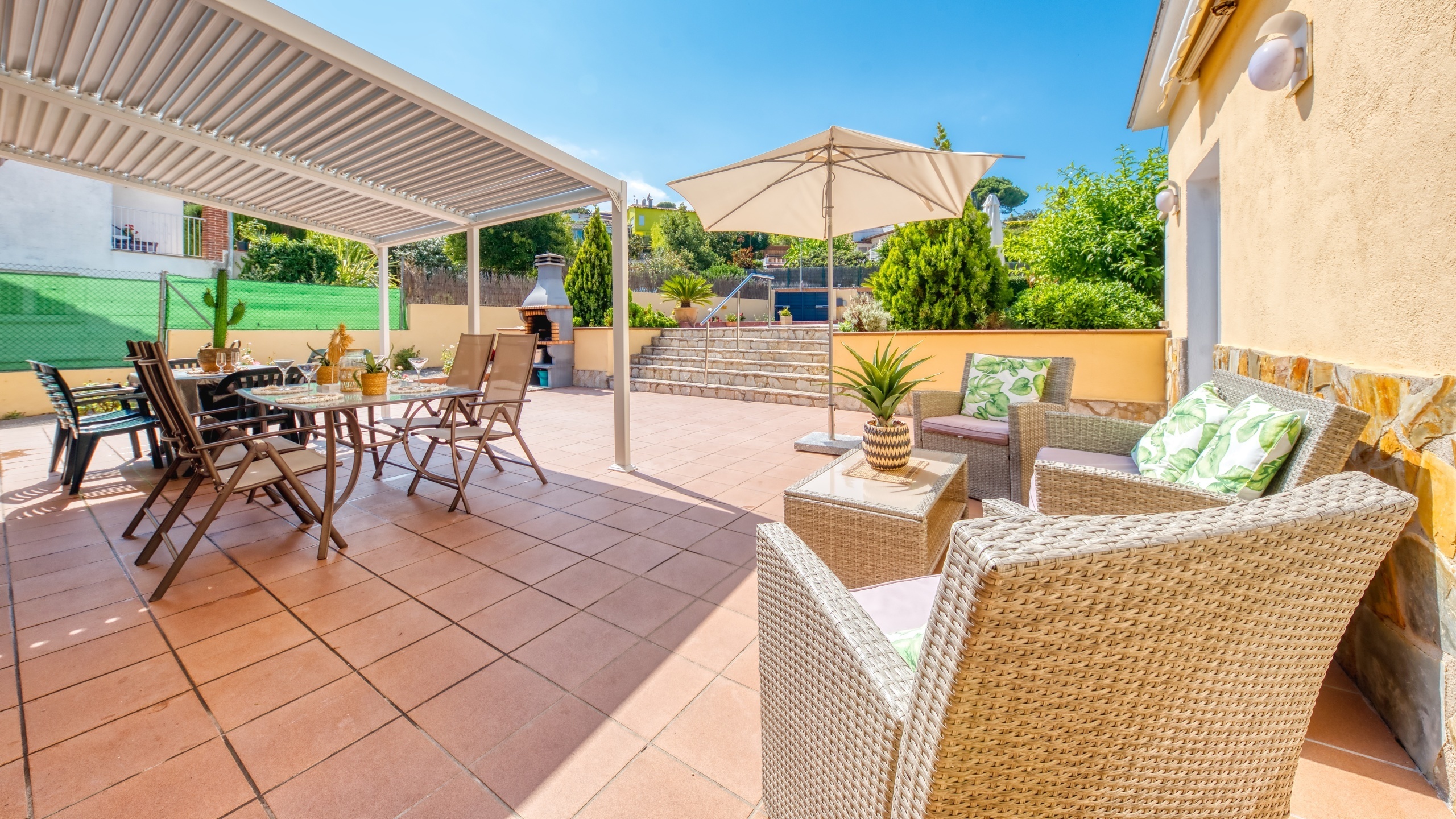 Villas de vacaciones Costa Brava España - Villa Miro - Terraza