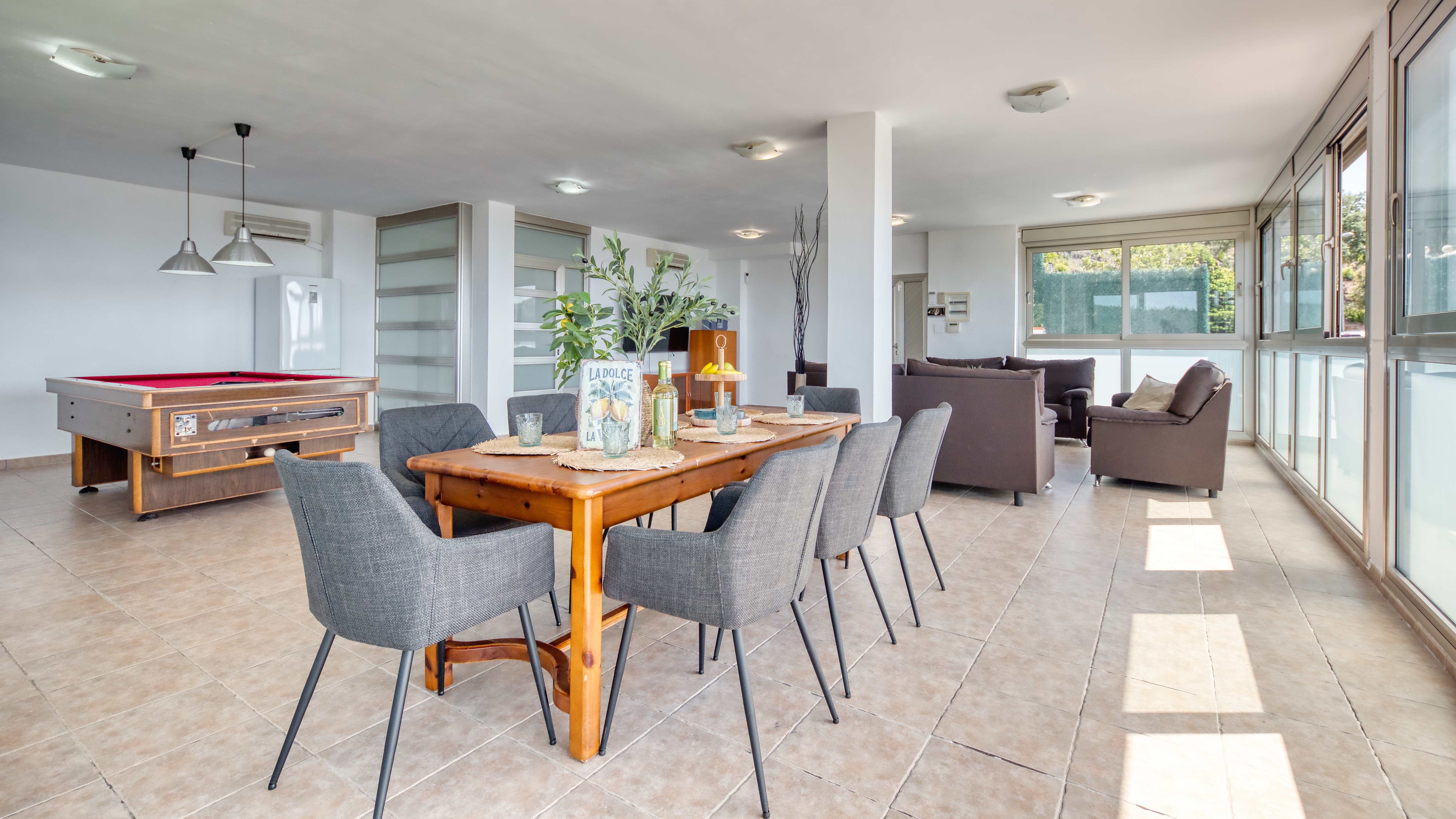 Villas de vacaciones Costa Brava España - Villa Sandy Beach - Comedor