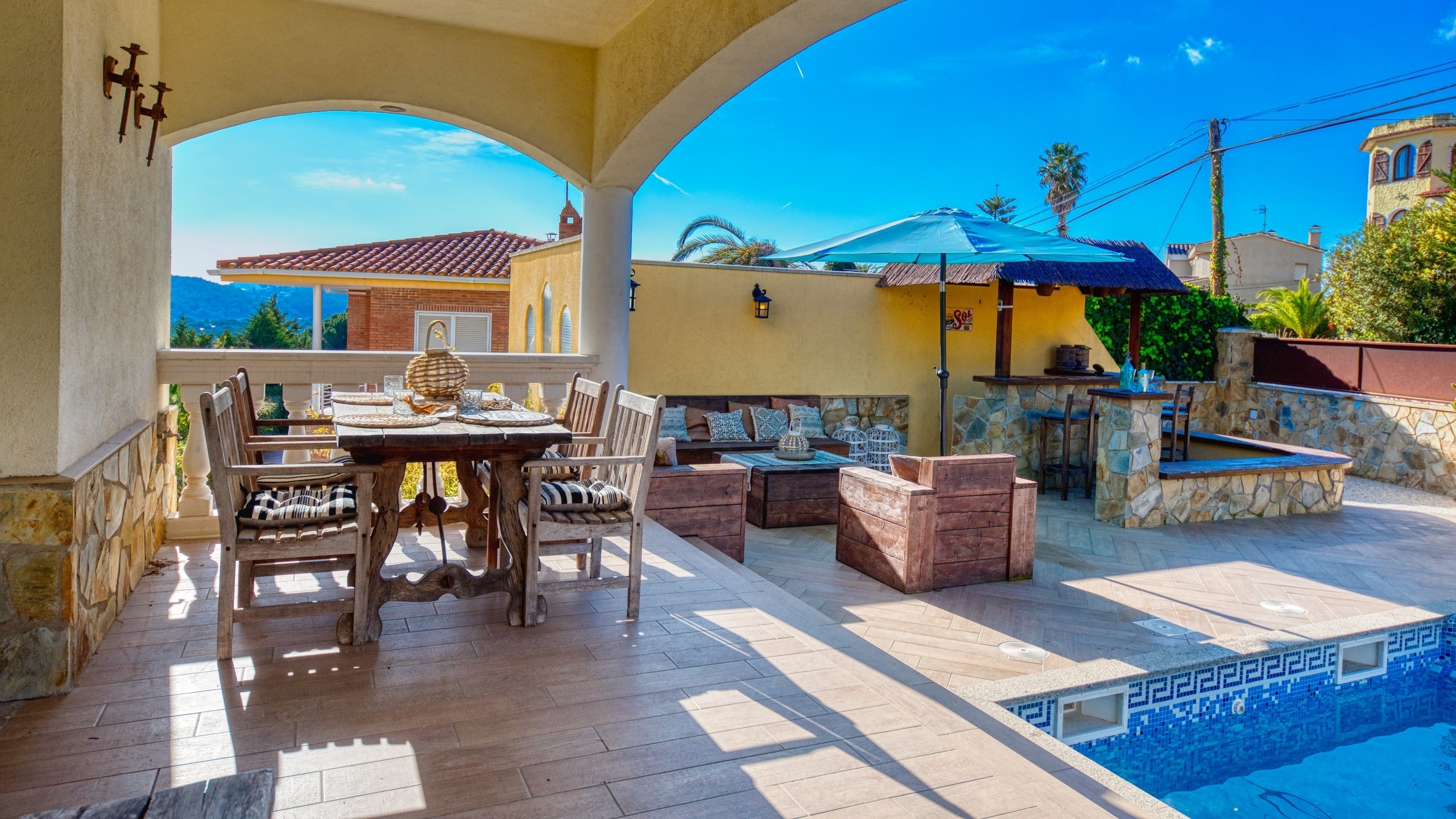 Villas de vacaciones Costa Brava España - Villa Madonna - Salón