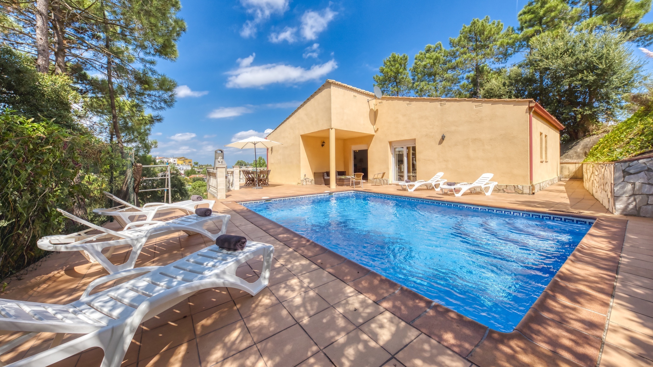 Villas de vacaciones Costa Brava España - Villa Esmee - Jardín