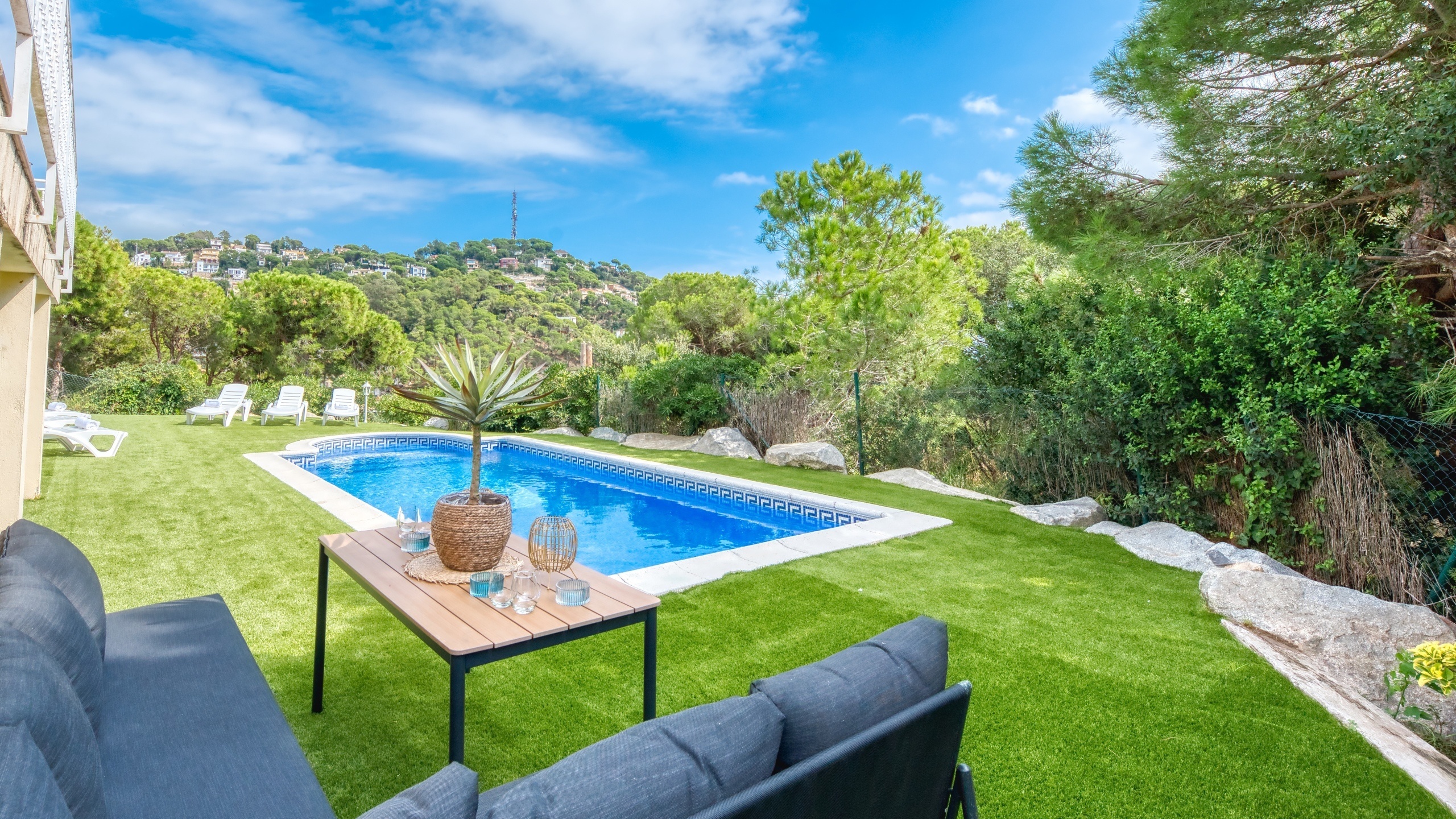 Villas de vacaciones Costa Brava España - Villa La Luna - Salón