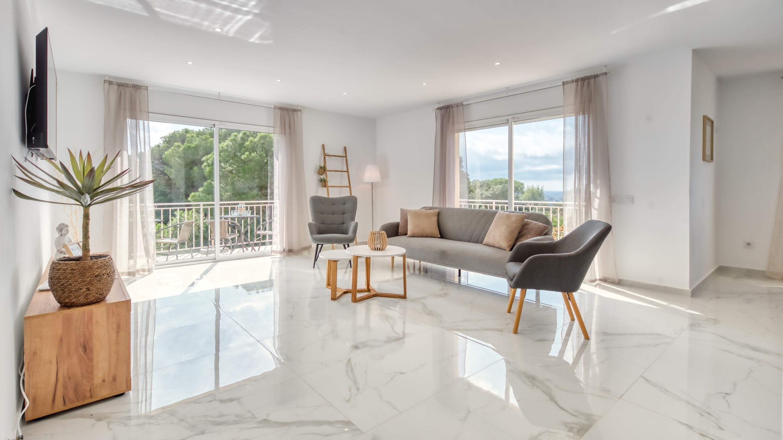 Villas de vacaciones Costa Brava España - Villa La Luna - Sala de estar