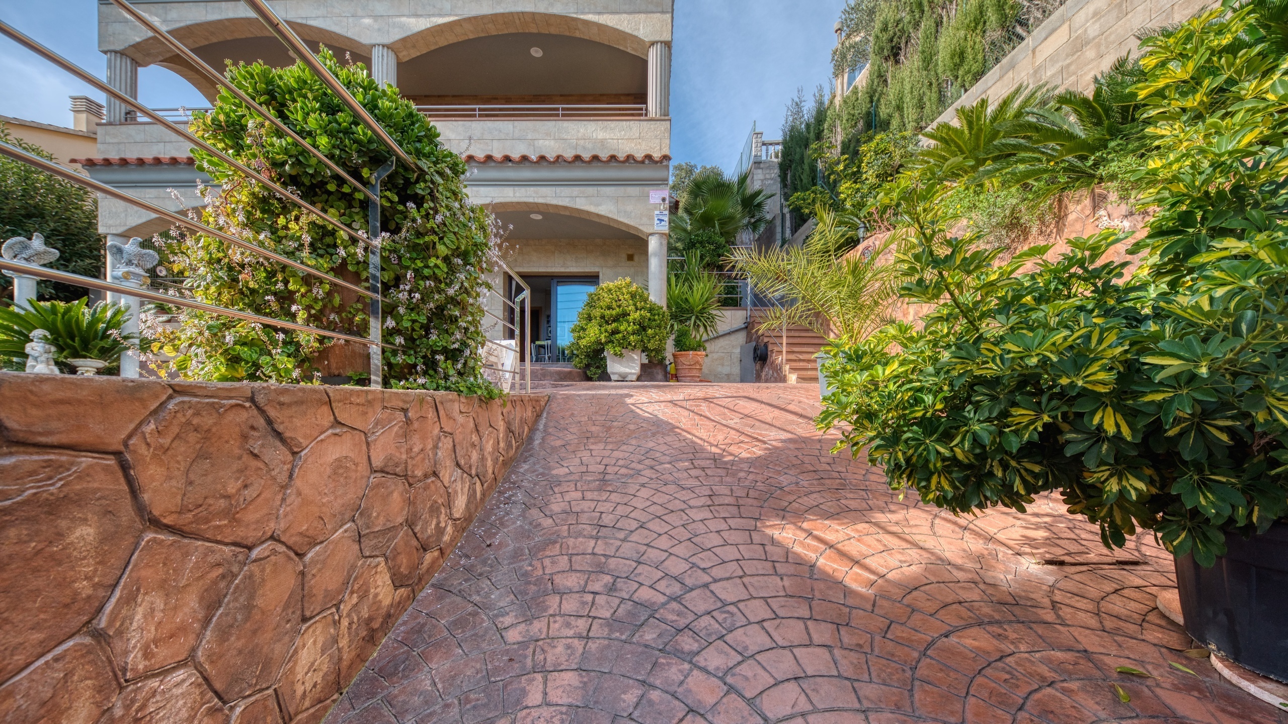 Villas de vacaciones Costa Brava España - Villa Grace - Entrada