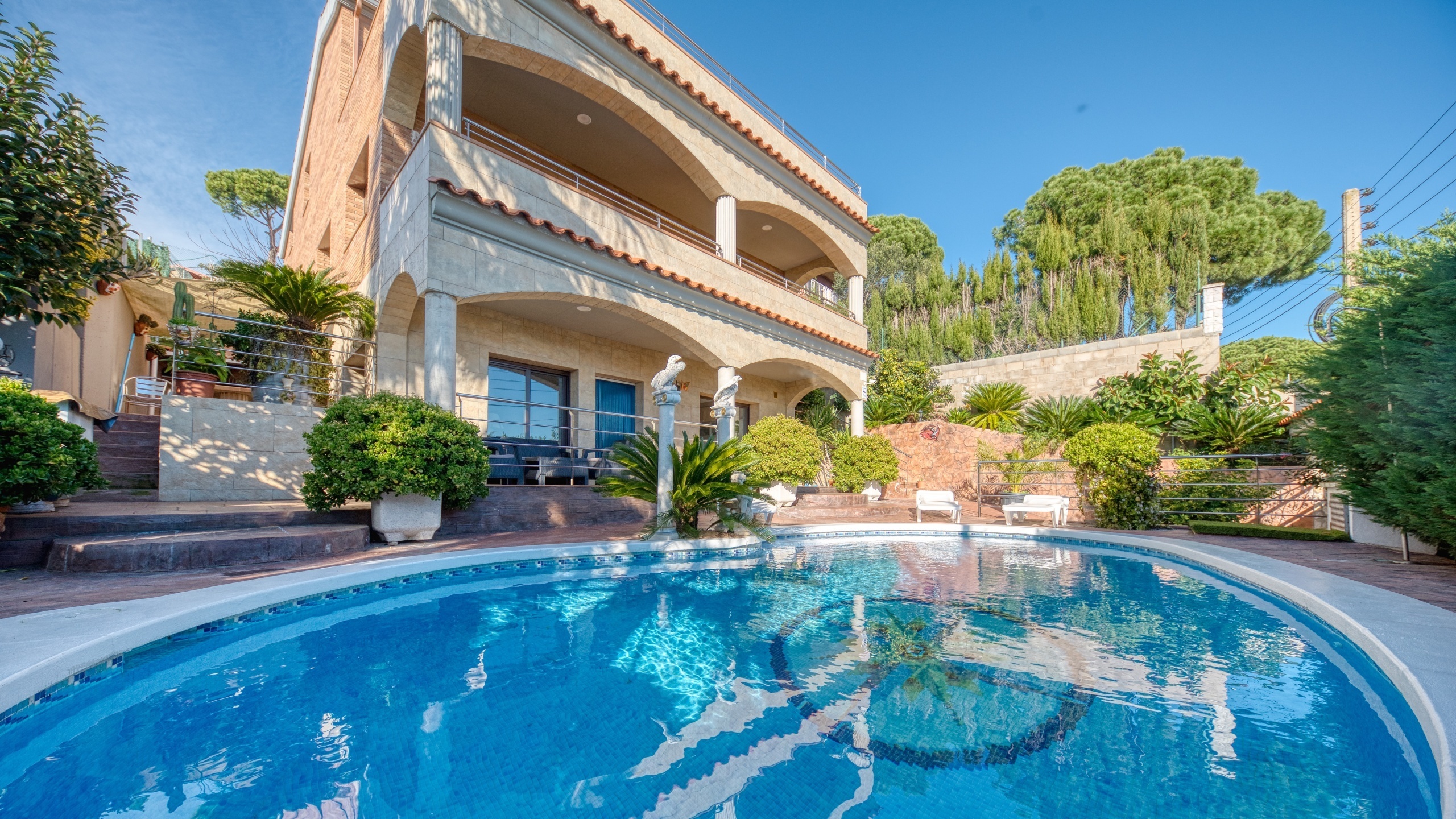 Villas de vacaciones Costa Brava España - Villa Grace - Piscina