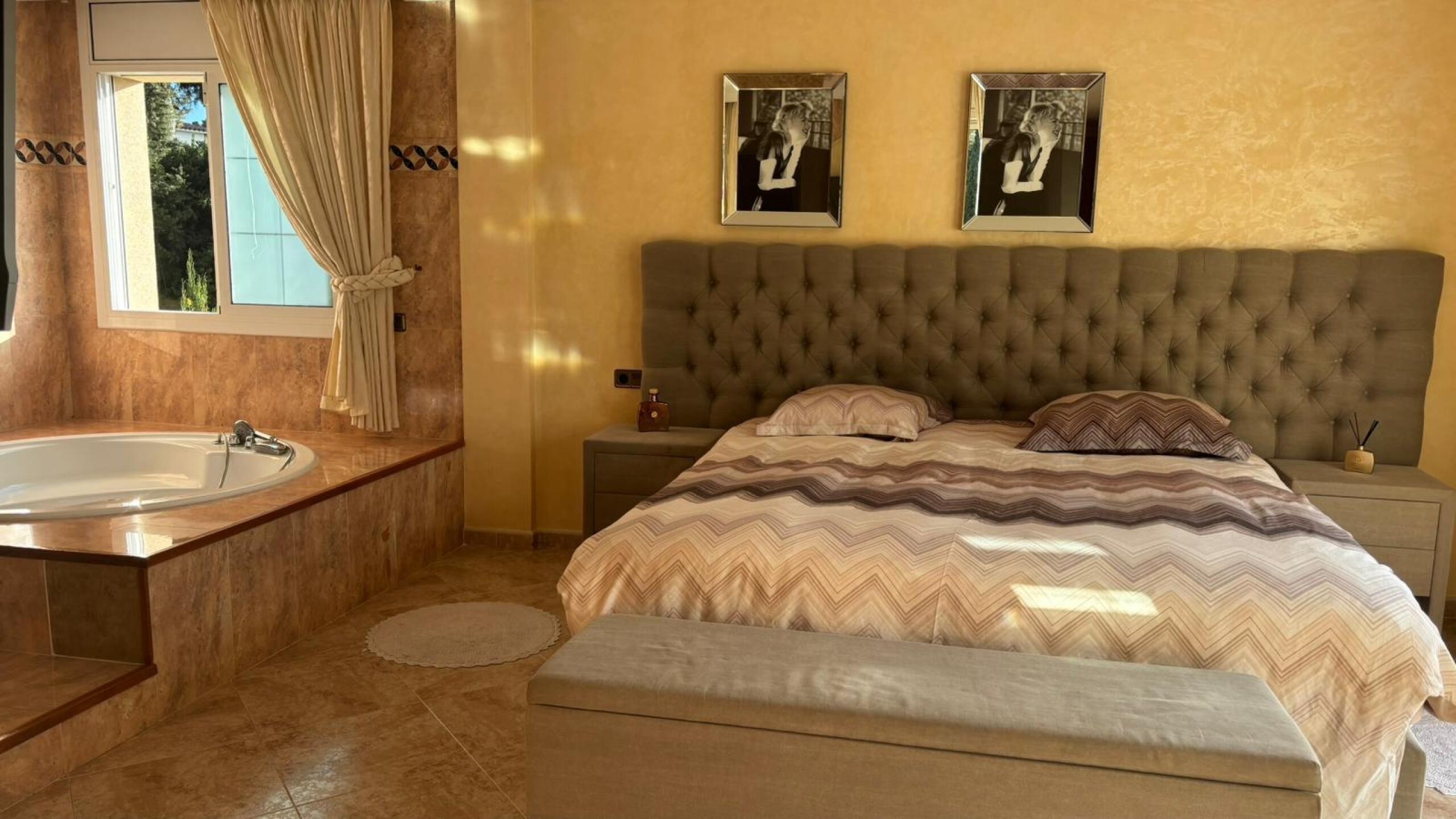 Villas de vacaciones Costa Brava España - Villa Lorena - Dormitorio principal