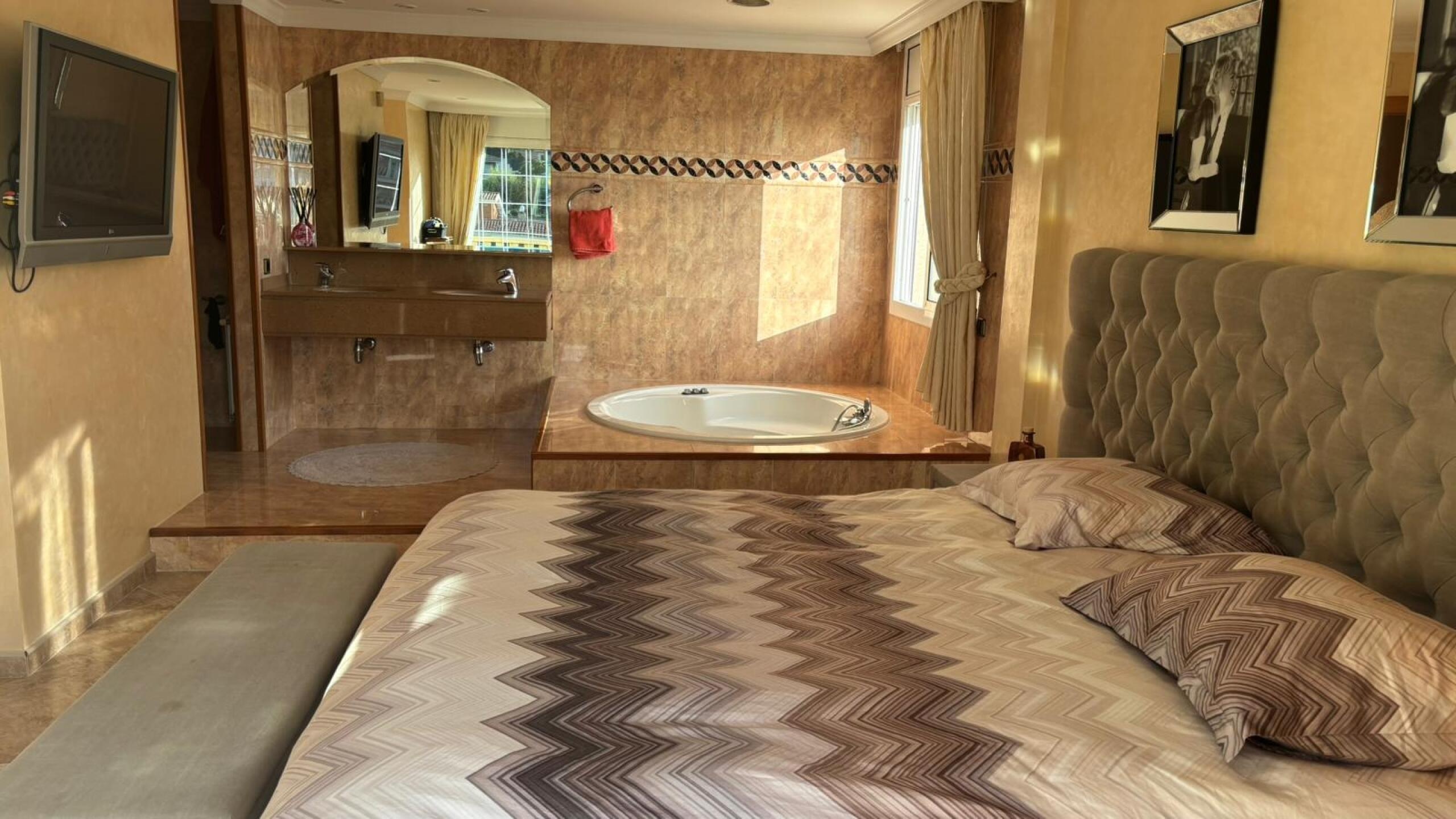 Villas de vacaciones Costa Brava España - Villa Lorena - Dormitorio principal