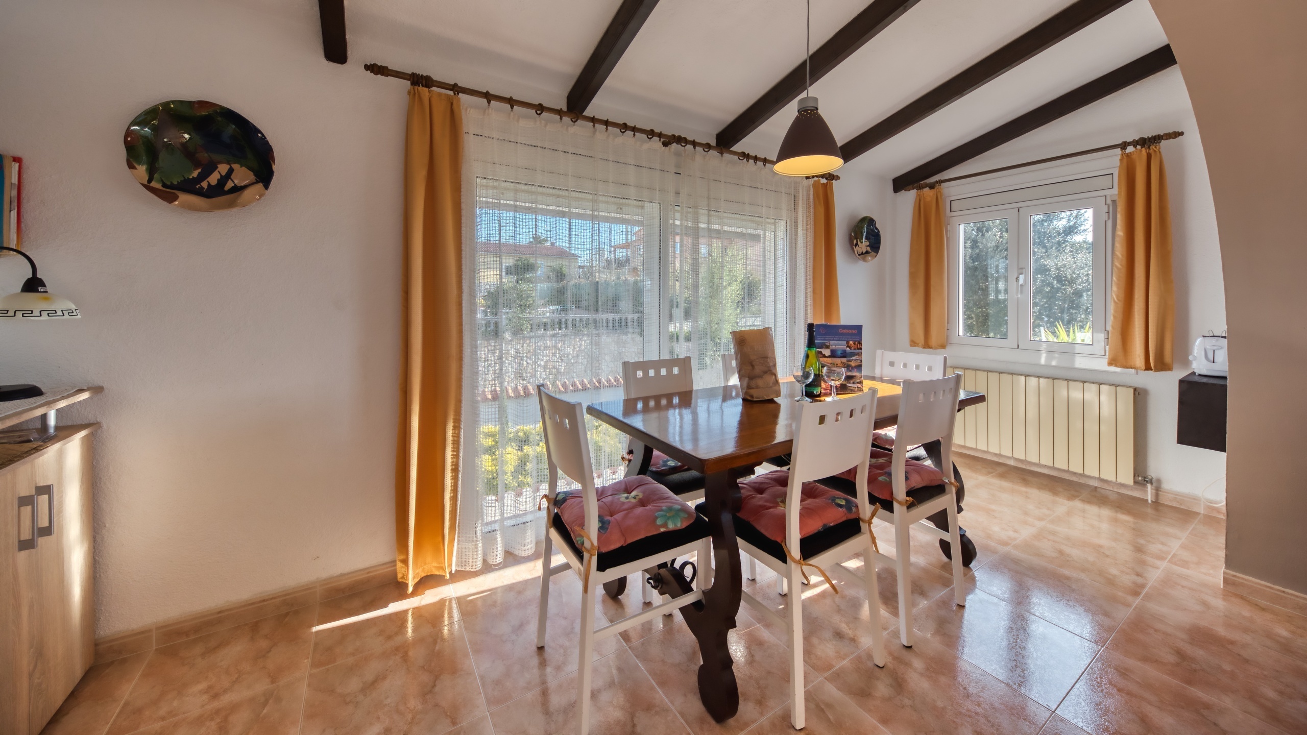 Villas de vacaciones Costa Brava España - Villa Elfi - Comedor