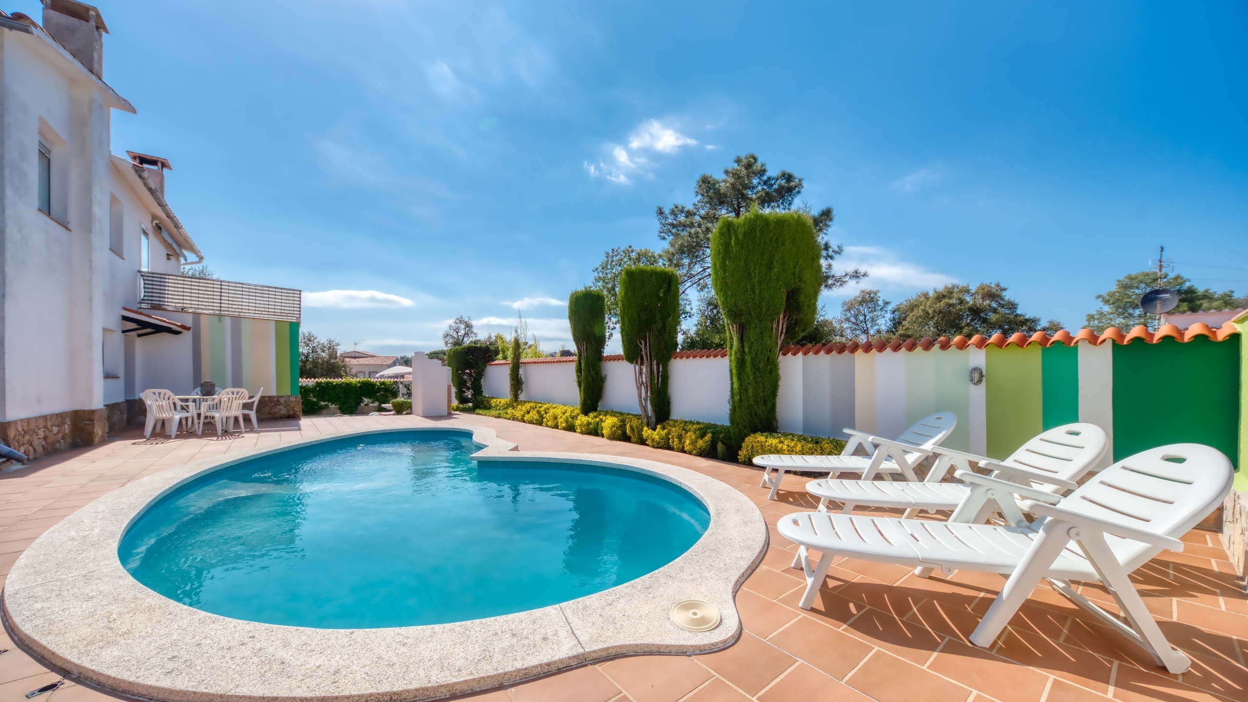 Villas de vacaciones Costa Brava España - Villa Elfi - Piscina