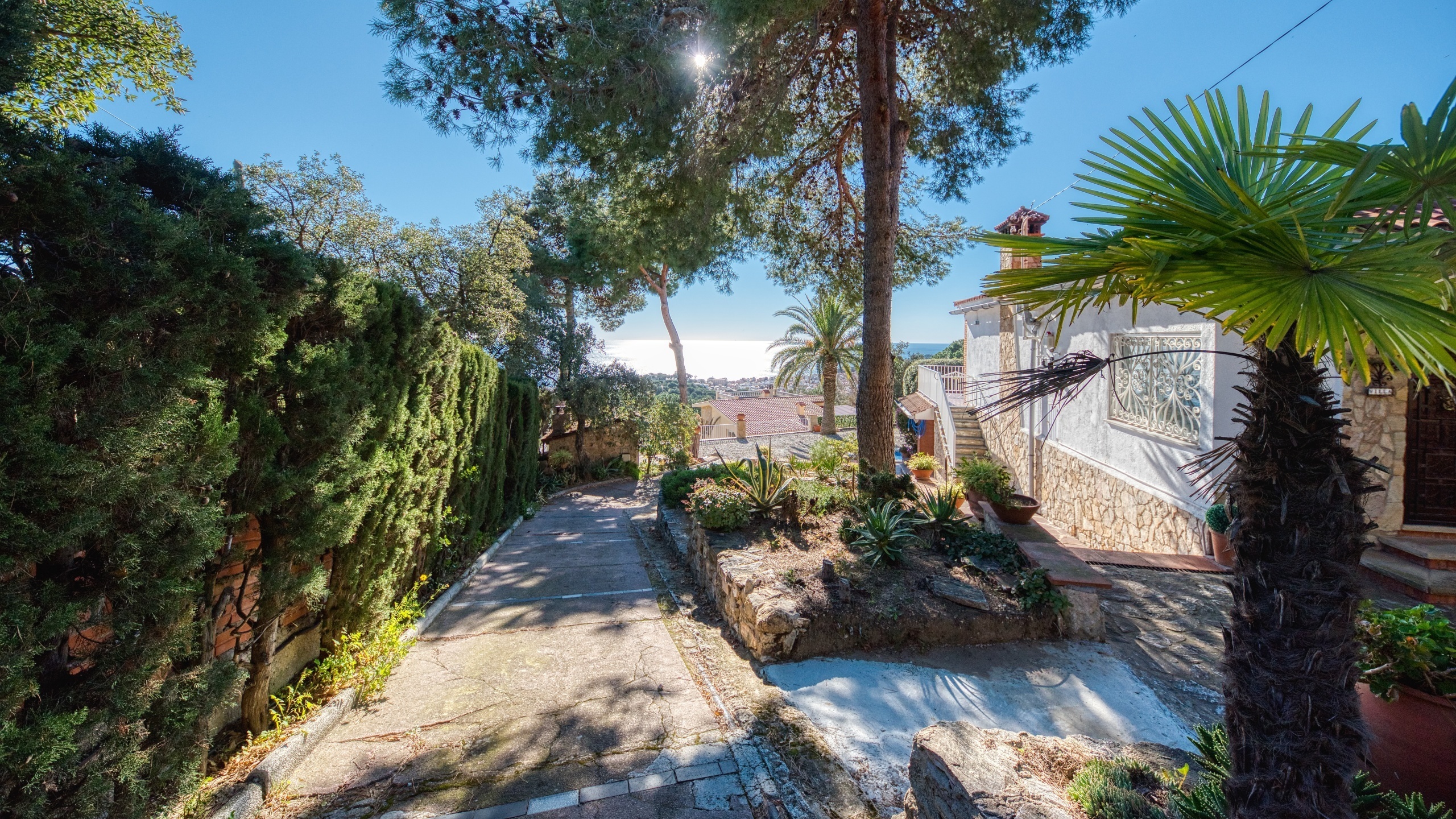 Villas de vacaciones Costa Brava España - Villa Gabriella - Entrada