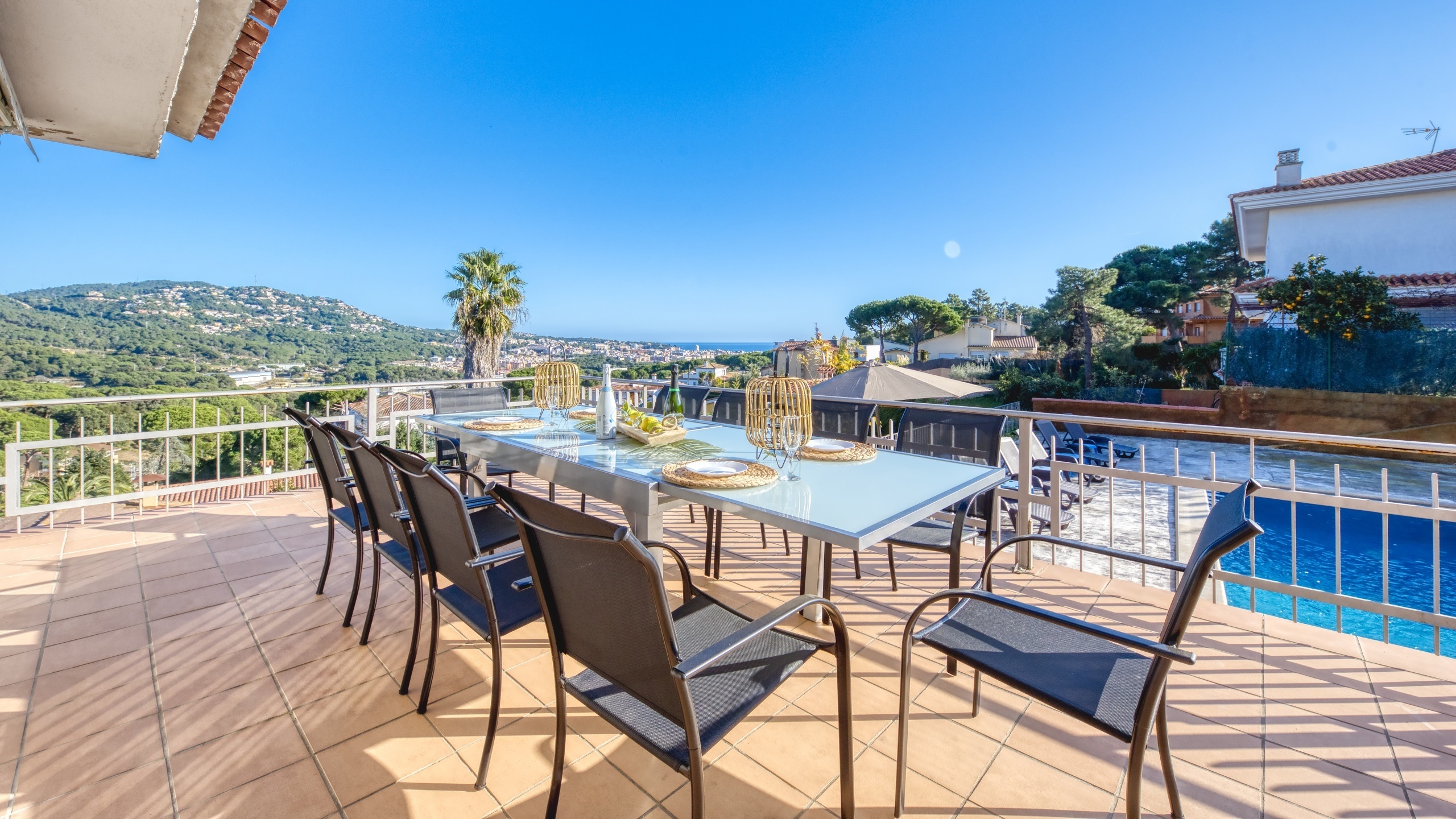 Villas de vacaciones Costa Brava España - Villa Abigail - Área de barbacoa