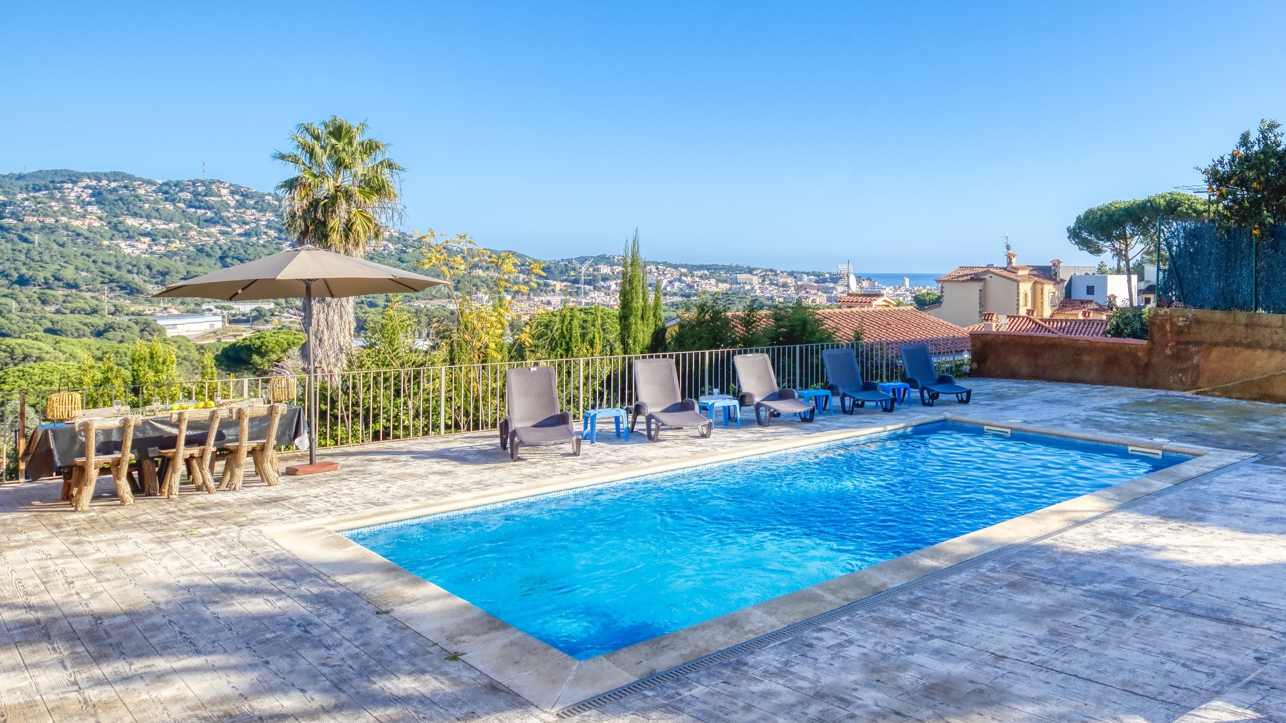 Villas de vacaciones Costa Brava España - Villa Abigail - Piscina