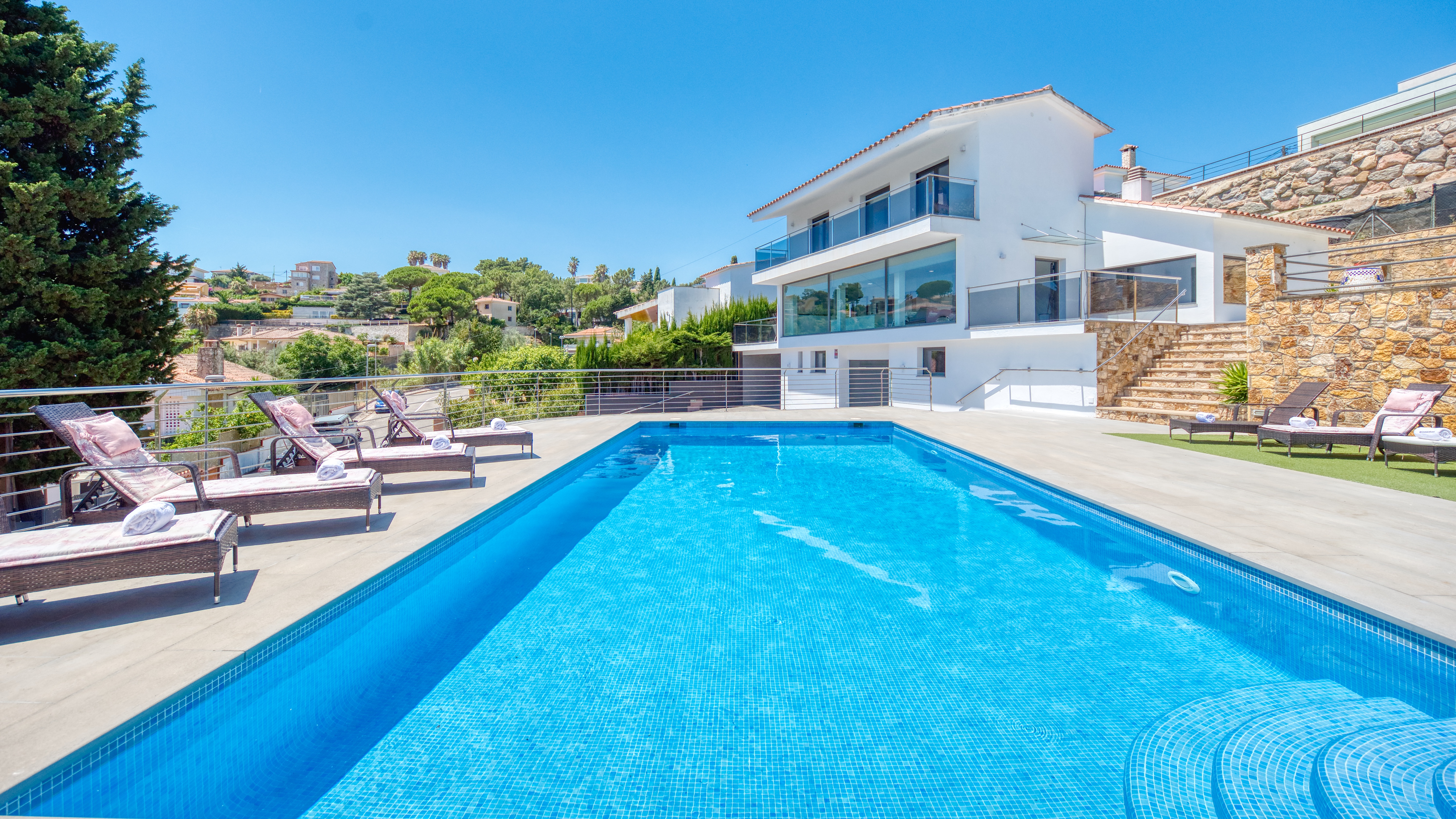 Villa de vacaciones Costa Brava España - Villa SummerDream - Piscina