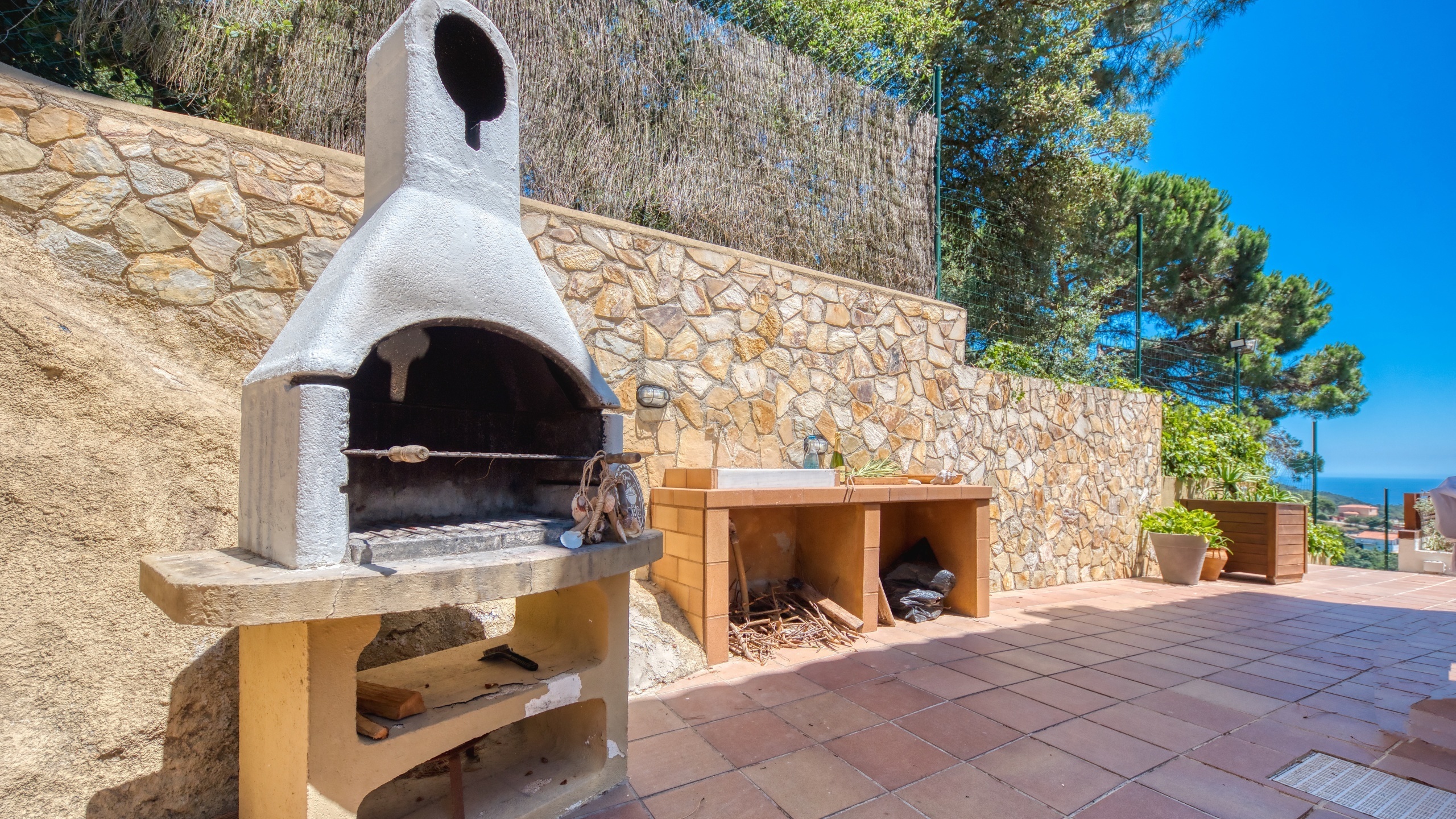 Villas de vacaciones Costa Brava España - Villa Chanel - Área de barbacoa