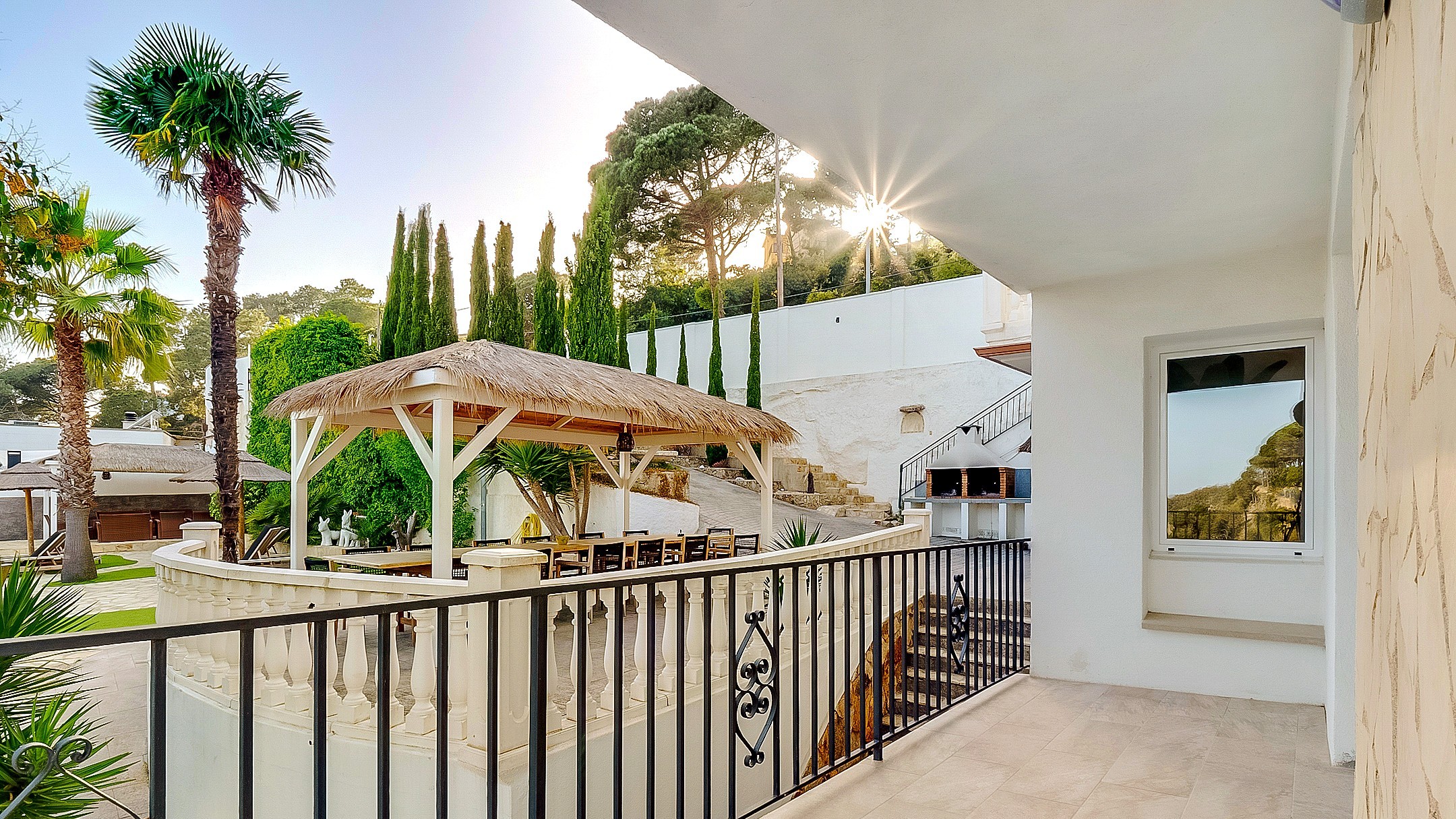 Villas de vacaciones Costa Brava España - Villa Tropicana - Terraza