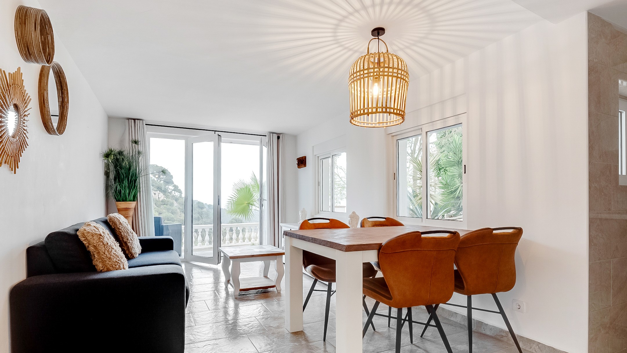 Villas de vacaciones Costa Brava España - Villa Tropicana - Comedor