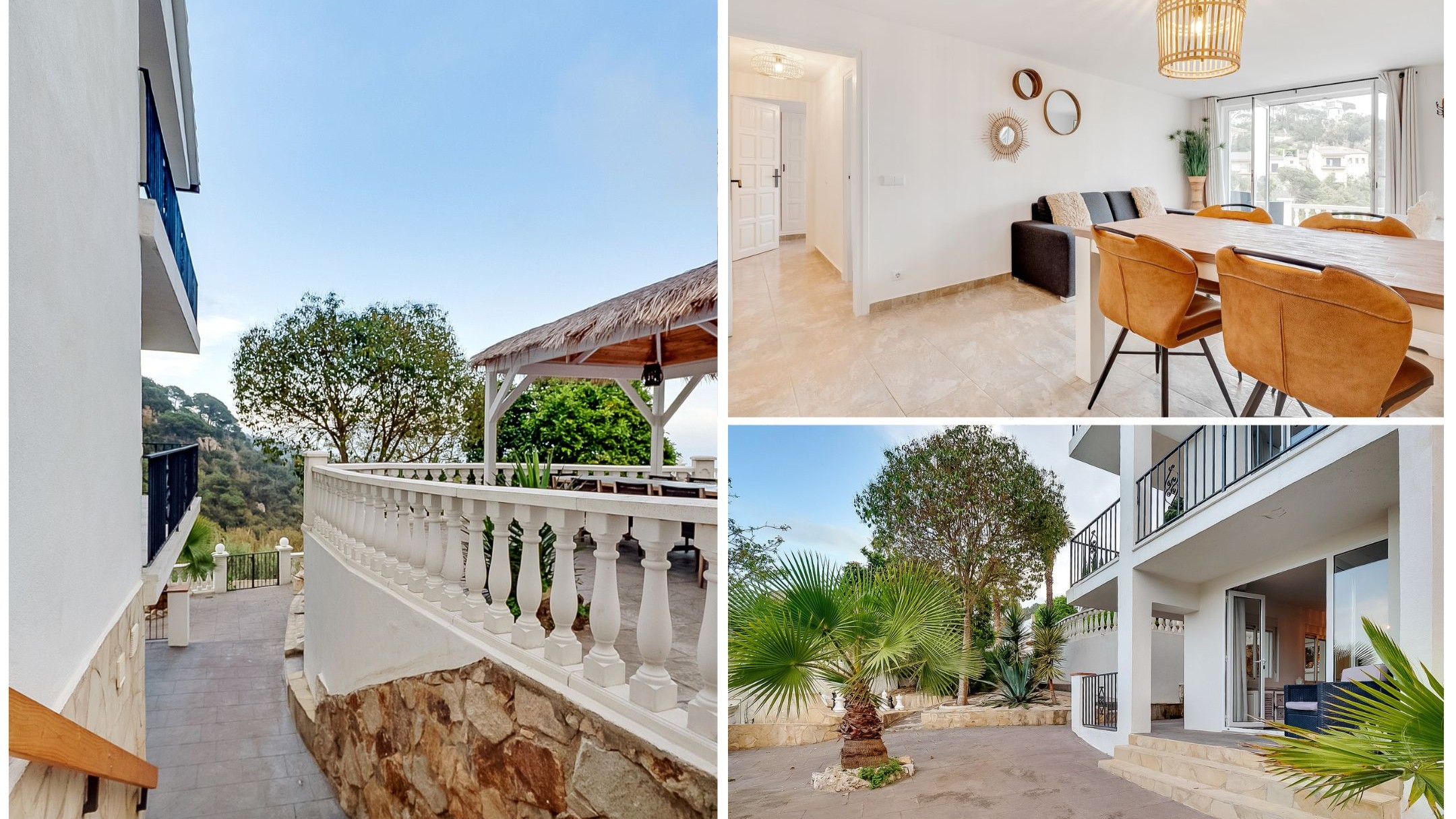 Villas de vacaciones Costa Brava España - Villa Tropicana - Afuera de la casa